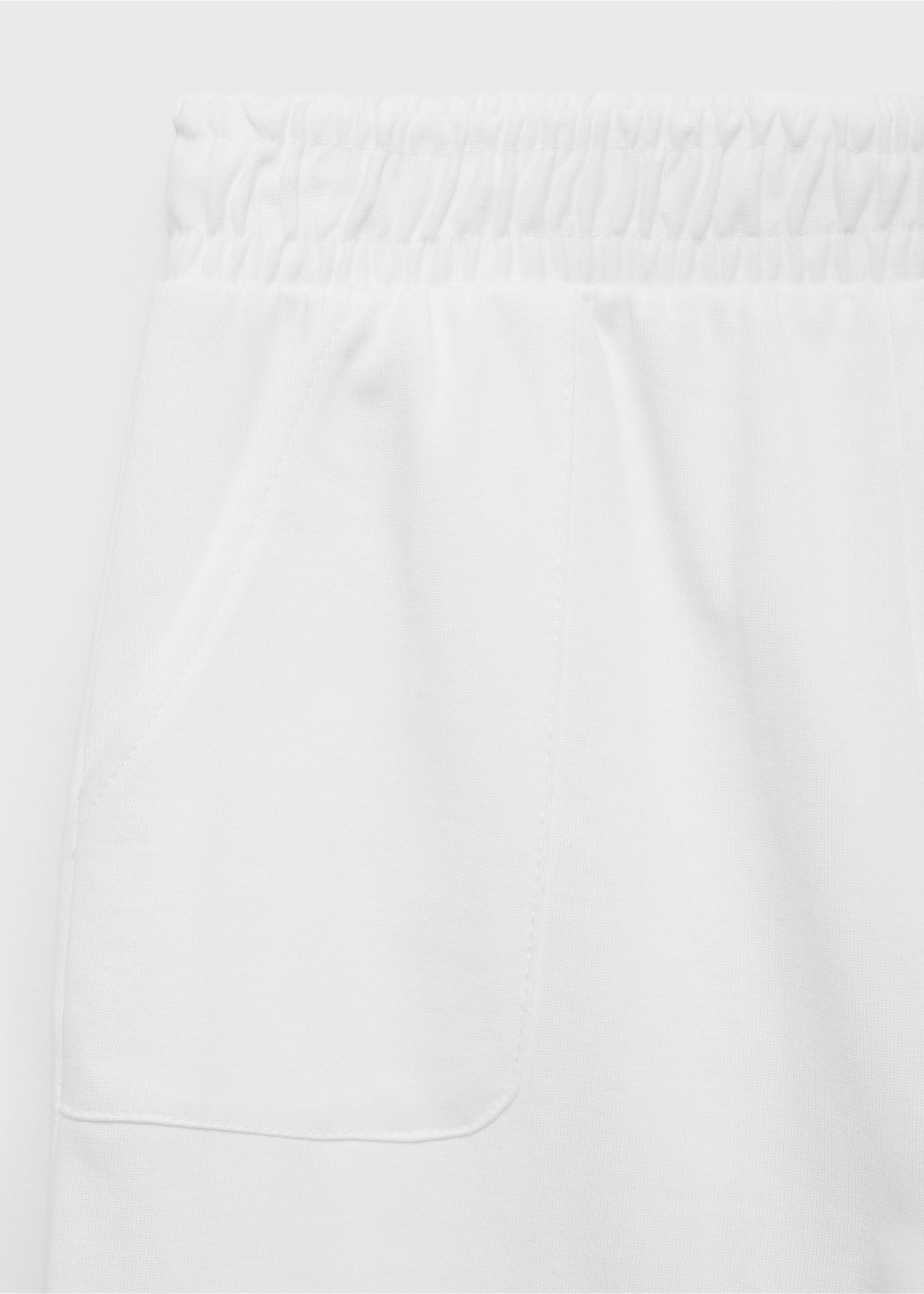 Elastic waist trousers - Details of the article 8, Off White. Ref: 87098263-00.