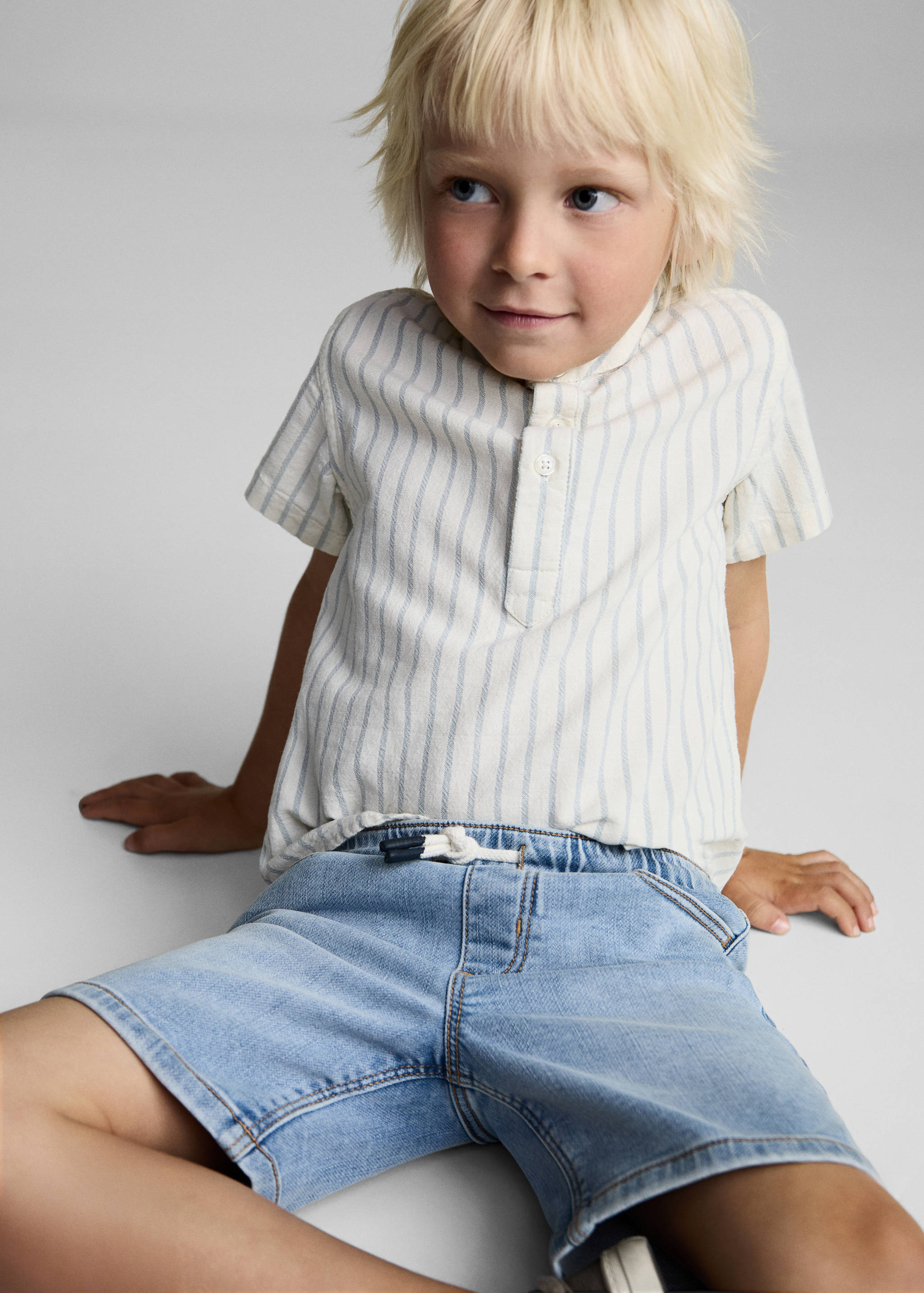 Cargo-Bermudashorts aus Denim - Detail des Artikels 2