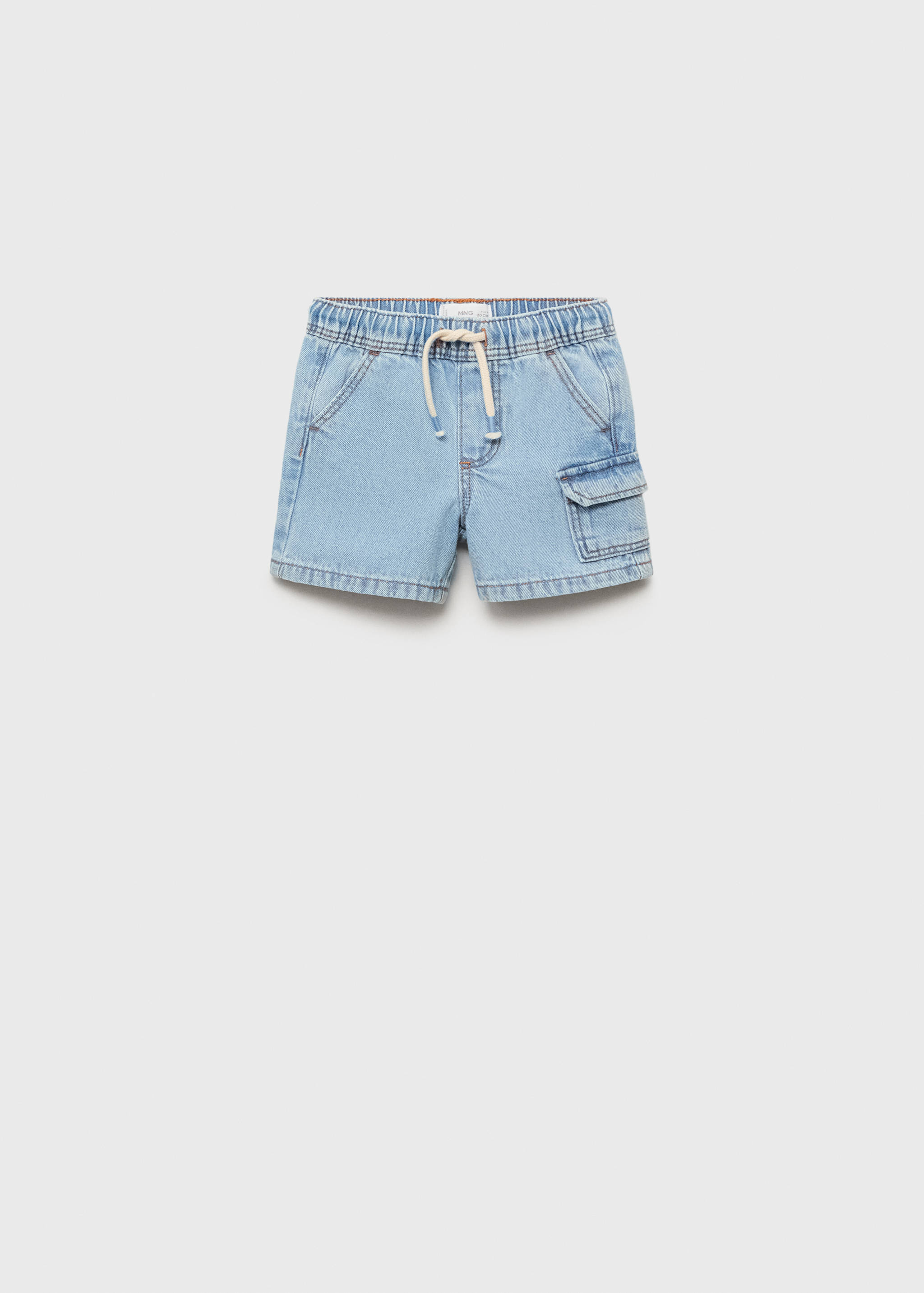 Denim cargo shorts - Article without model