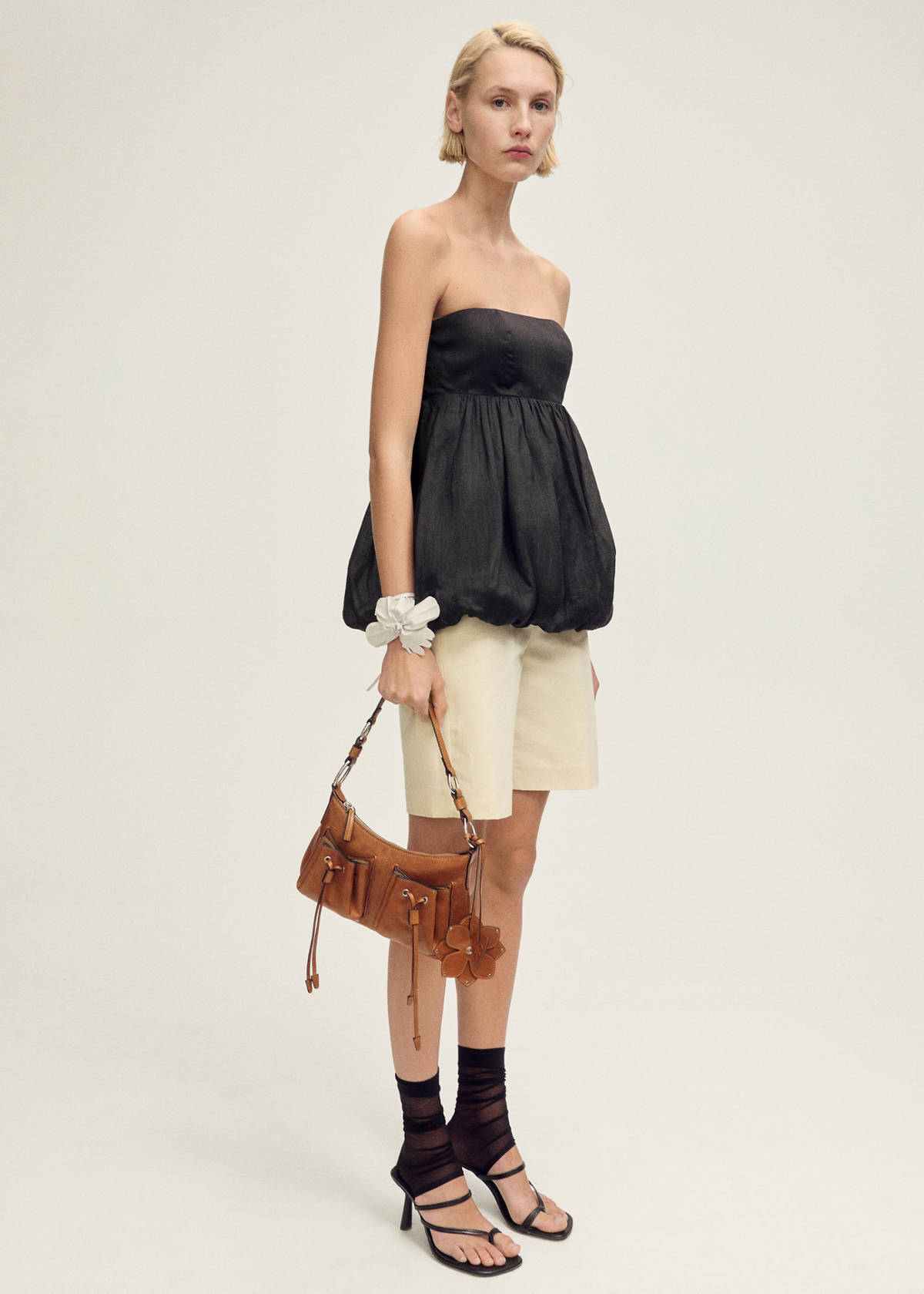 Ramie balloon top