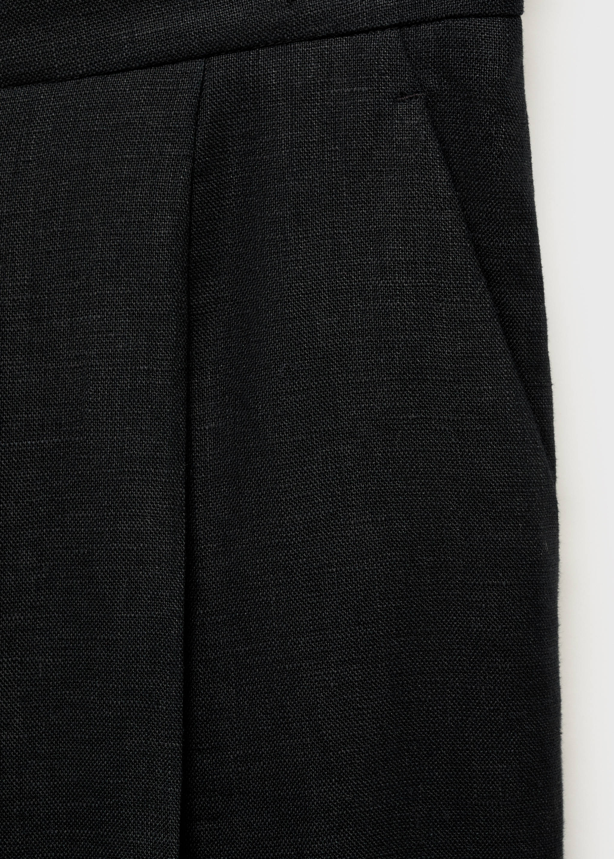 Linen suit trousers - Details of the article 0