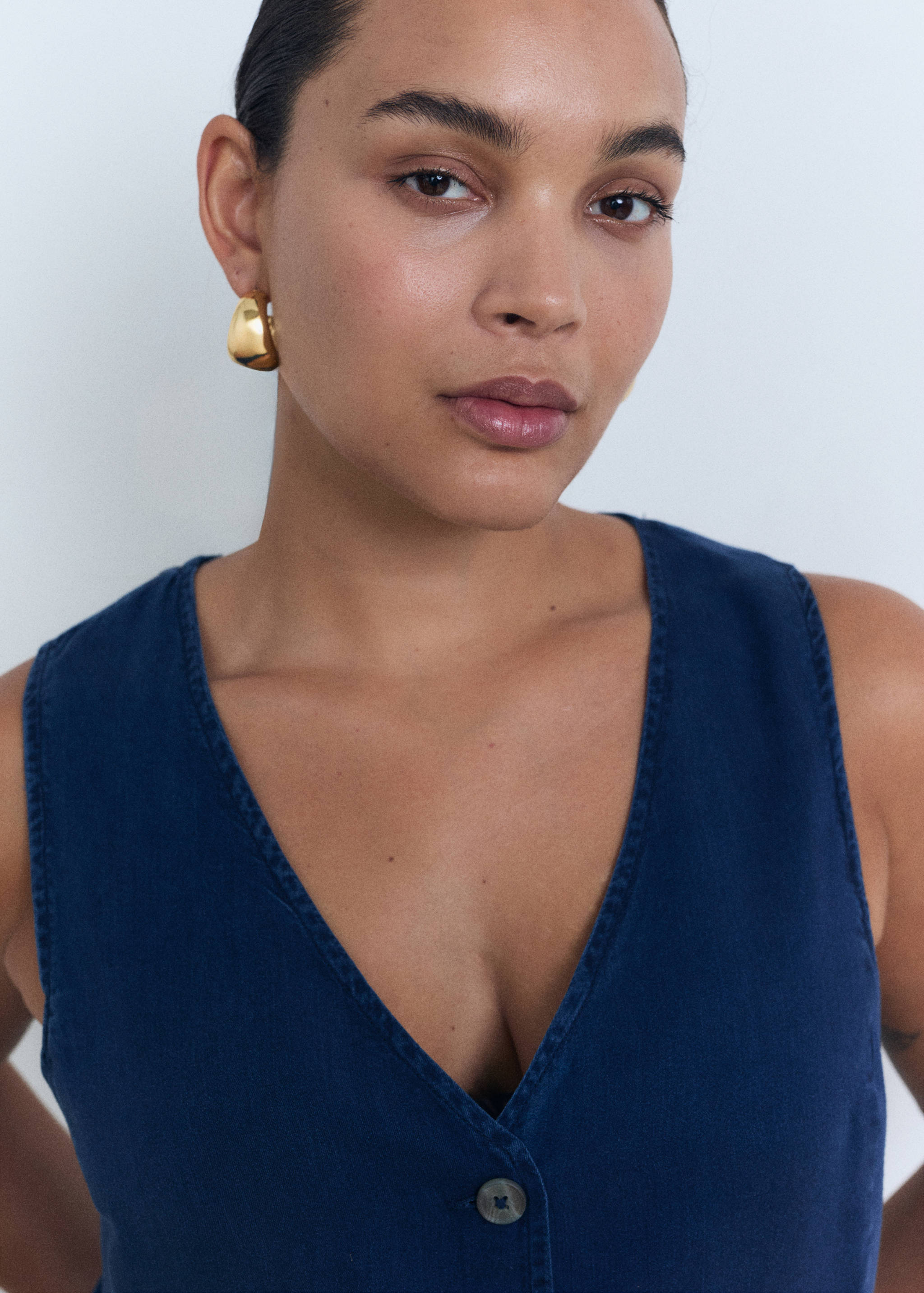 Chaleco lyocell efecto denim - Detalle del artículo 4