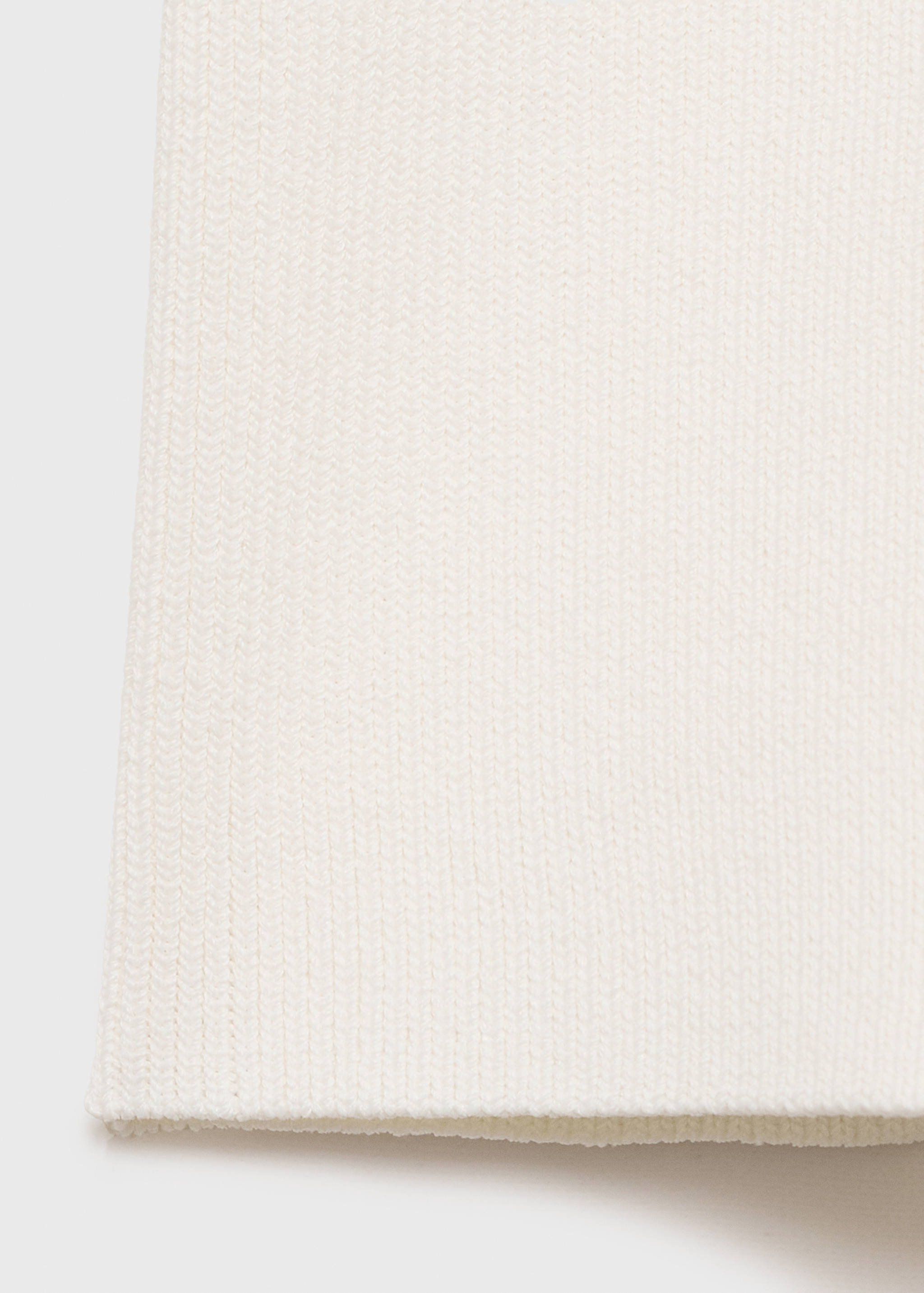 Ribbed halter-neck top - Details of the article 0