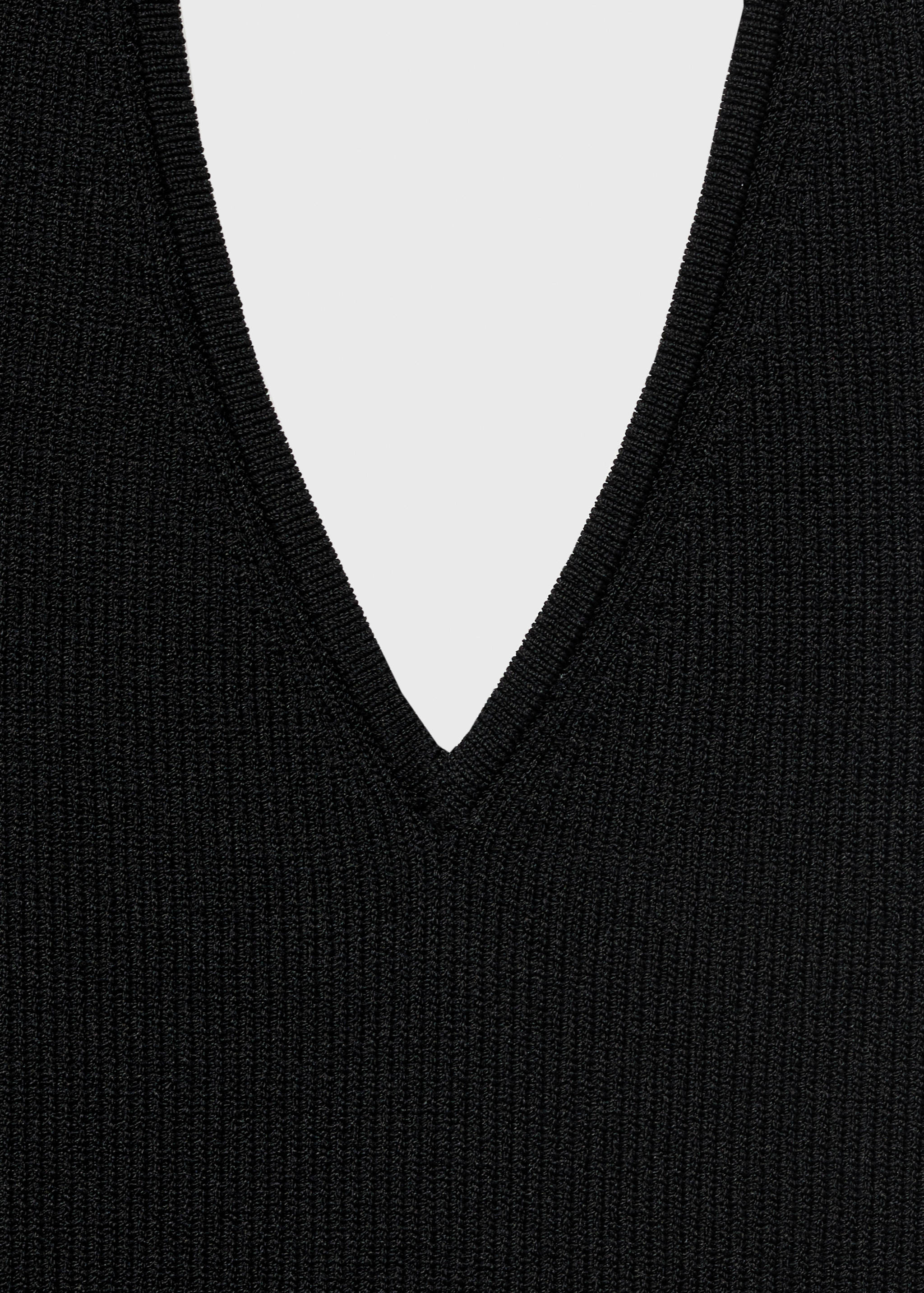 Ribbed halter-neck top - Details of the article 8