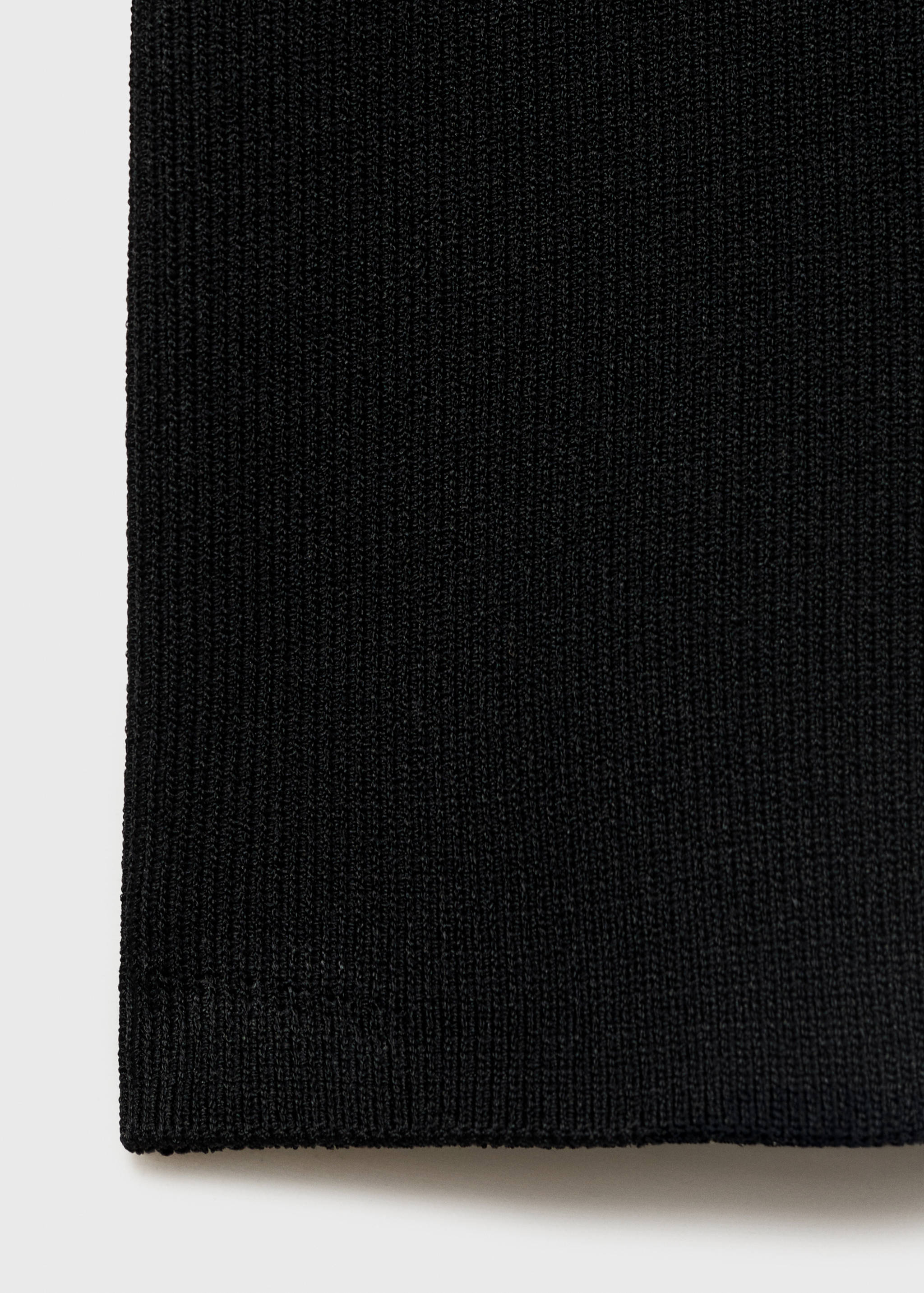 Ribbed halter-neck top - Details of the article 0