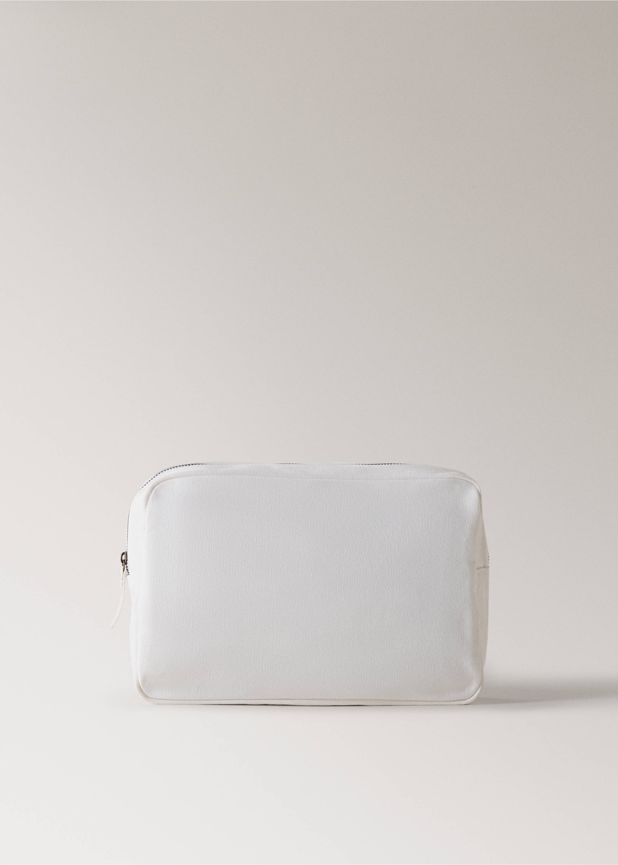 Plain cotton toiletry bag - Article without model, Off White. Ref: 87098647-00.