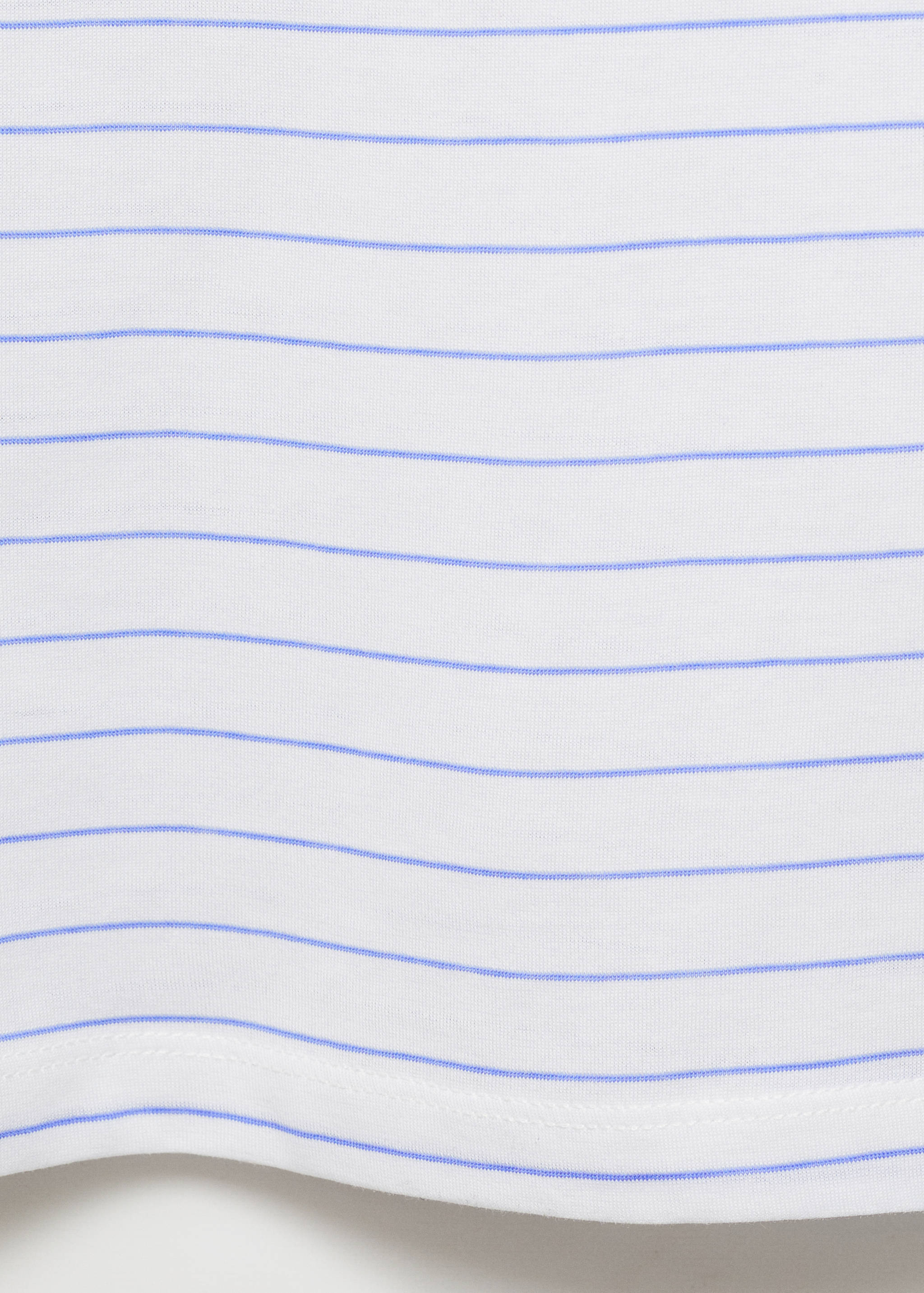 Baumwoll-Nachthemd mit Streifen - Detail des Artikels 0