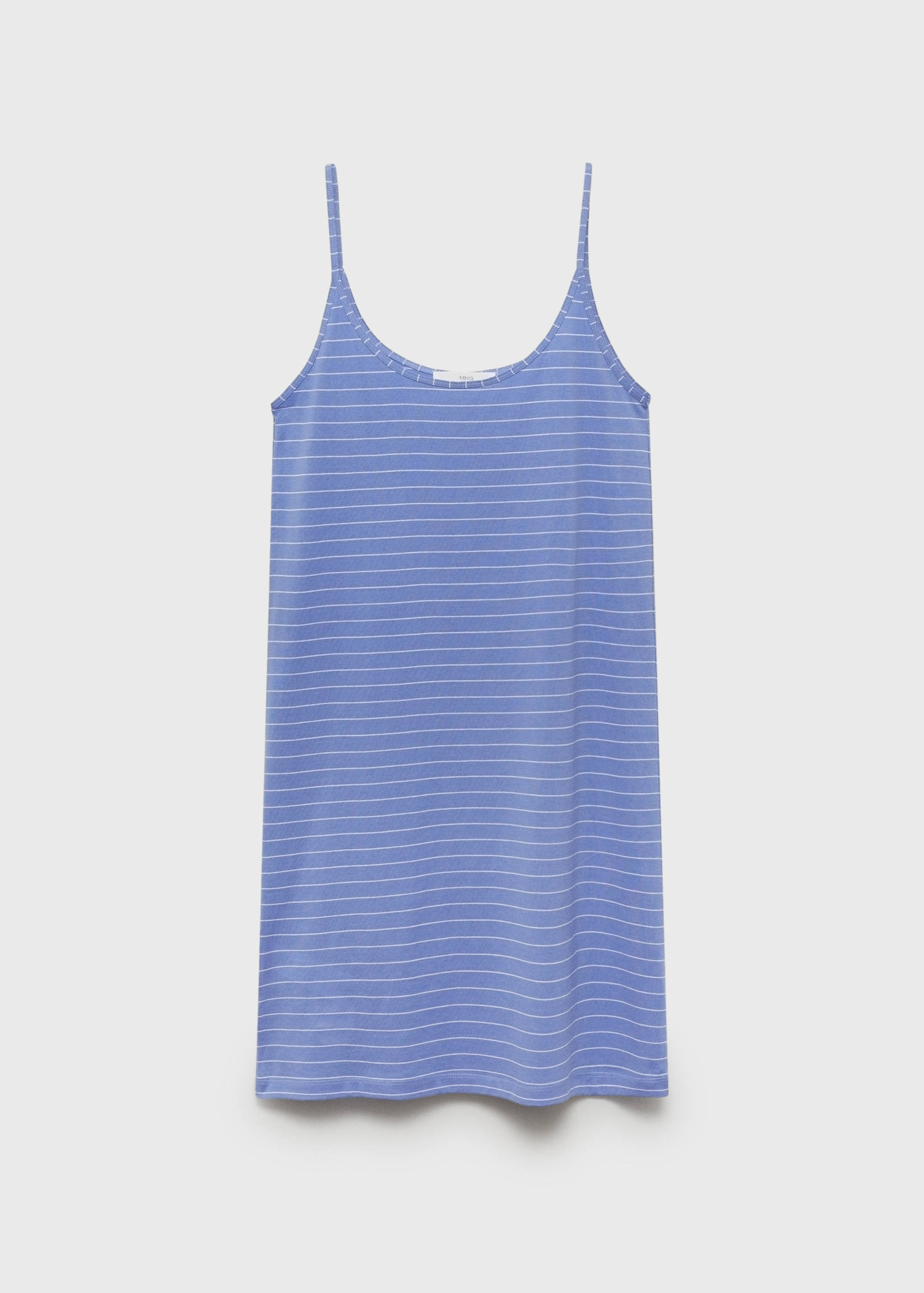 Striped cotton nightdress - Article without model
