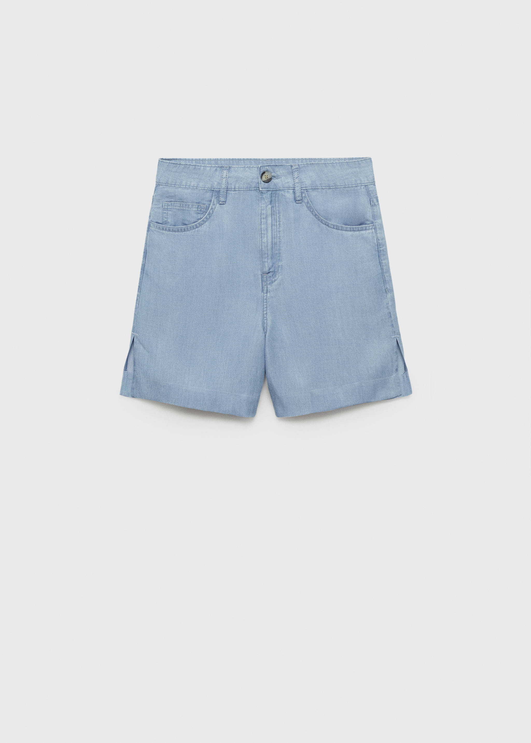 Bermudas lyocell rectas - Artículo sin modelo