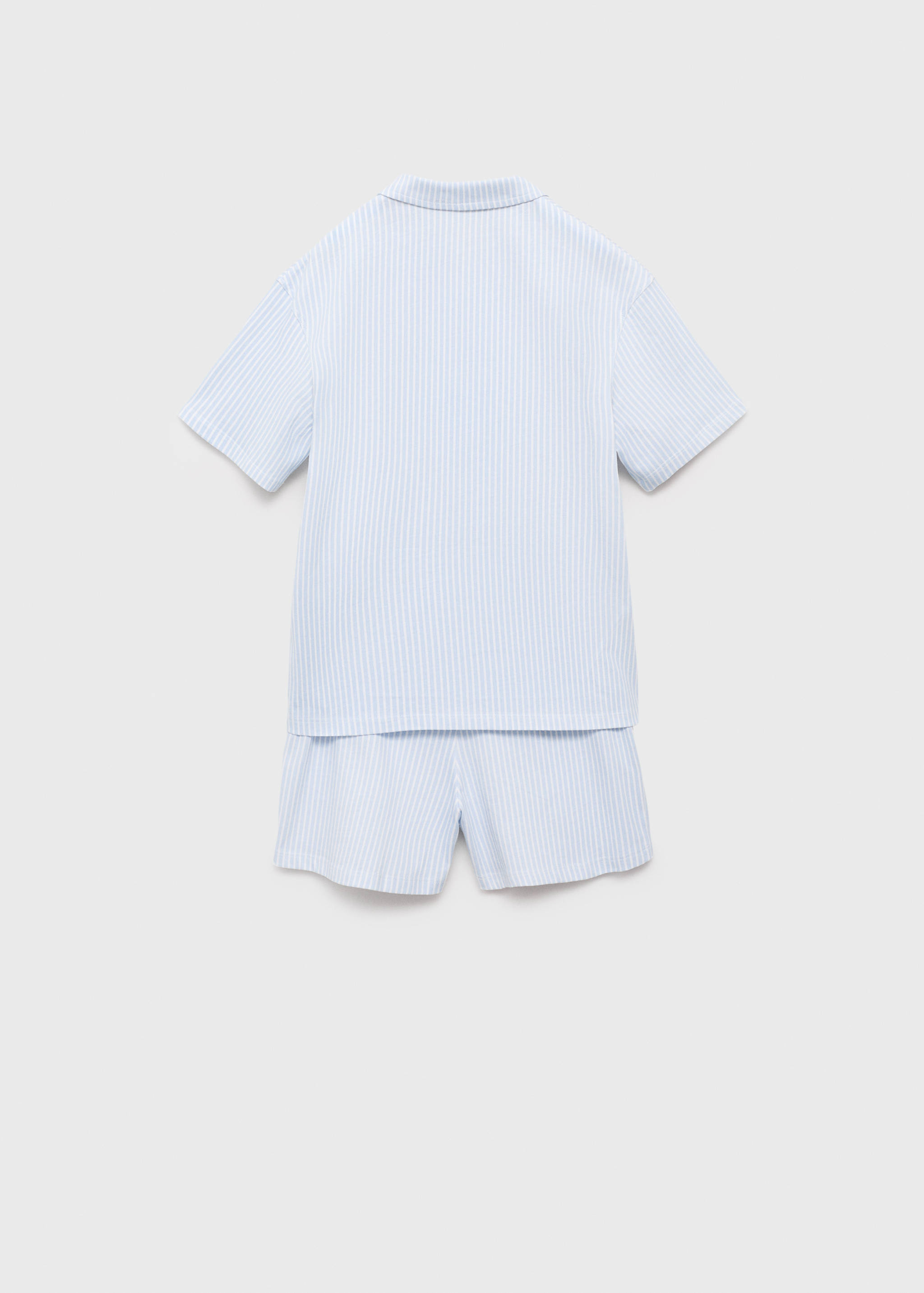 Striped short pyjamas - Reverse of the article