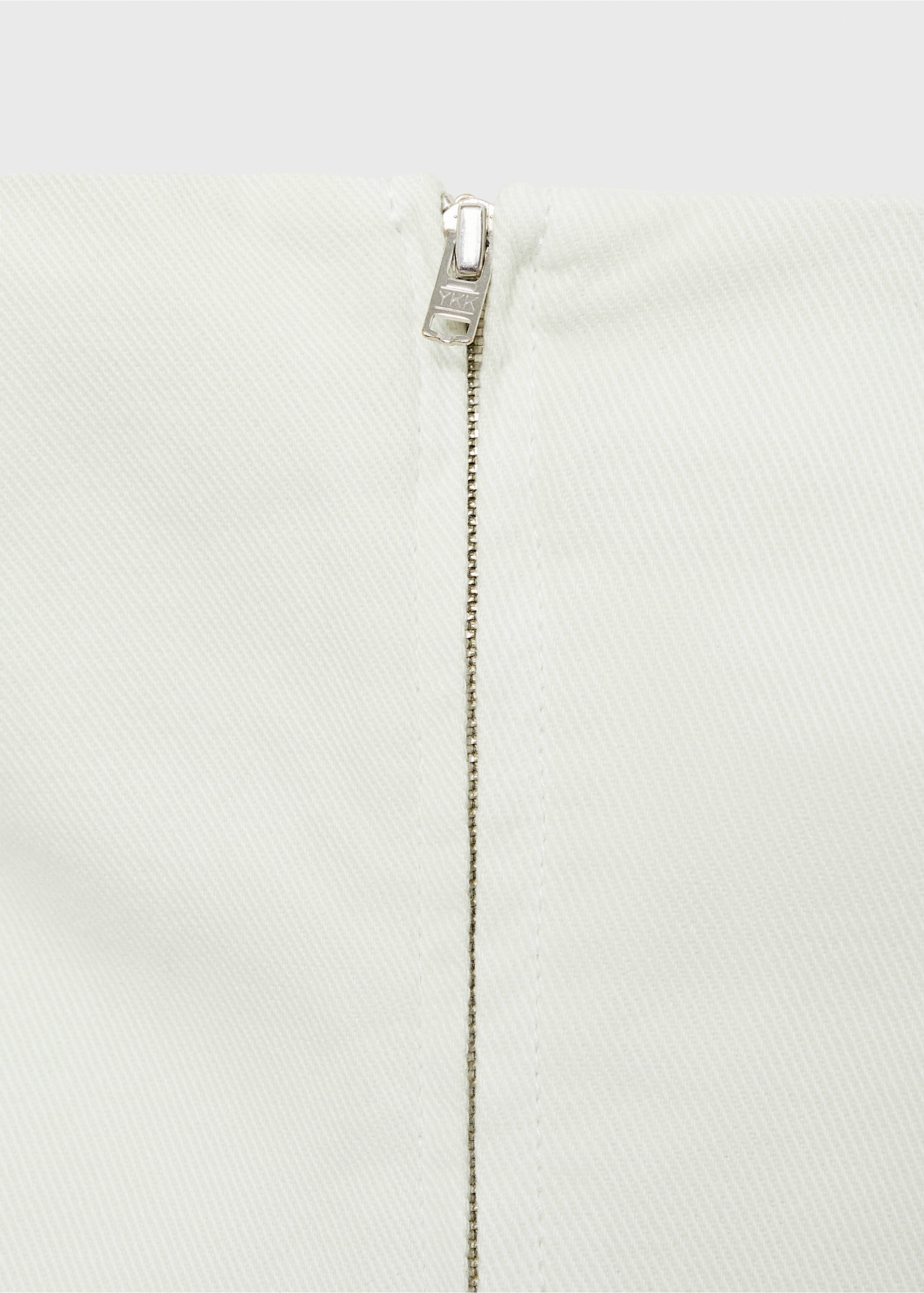 Strapless flared top - Details of the article 0, Pastel Green. Ref: 87099064-00.