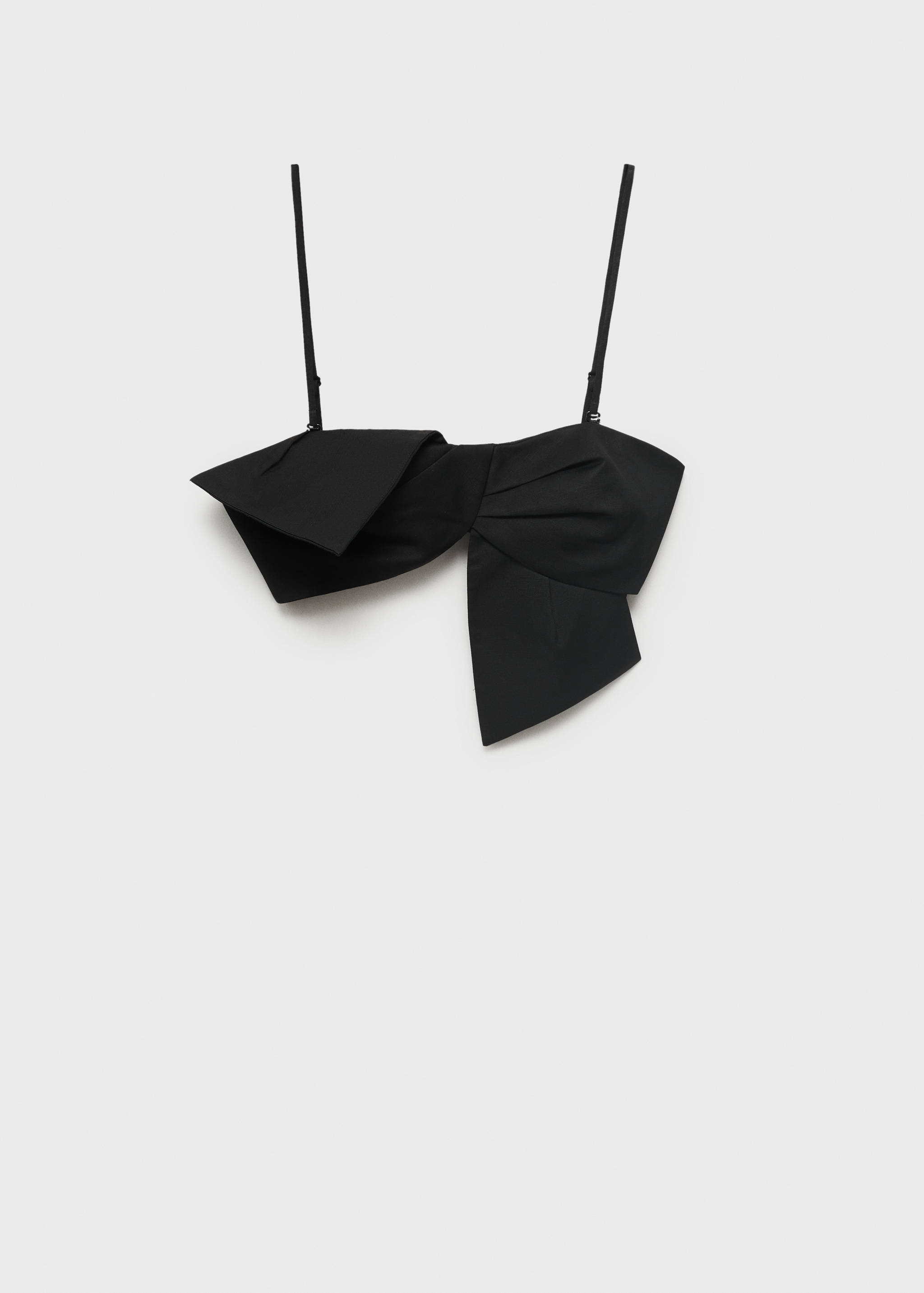 Bow-design crop top - Article without model