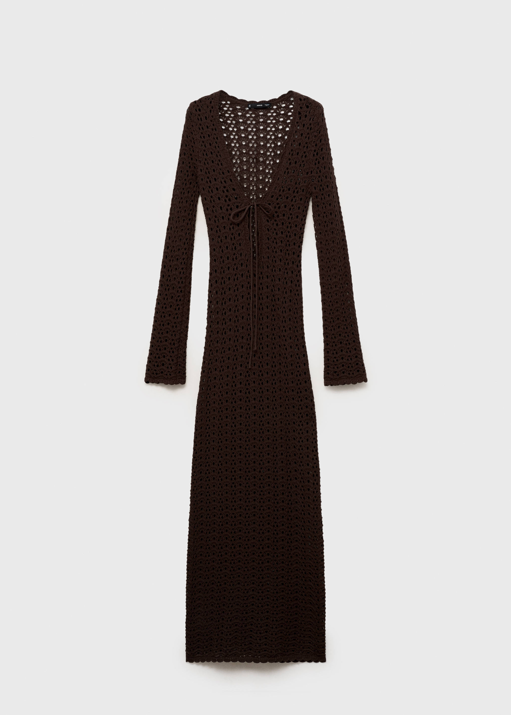 Virkad klänning rosett - Artikel utan modell