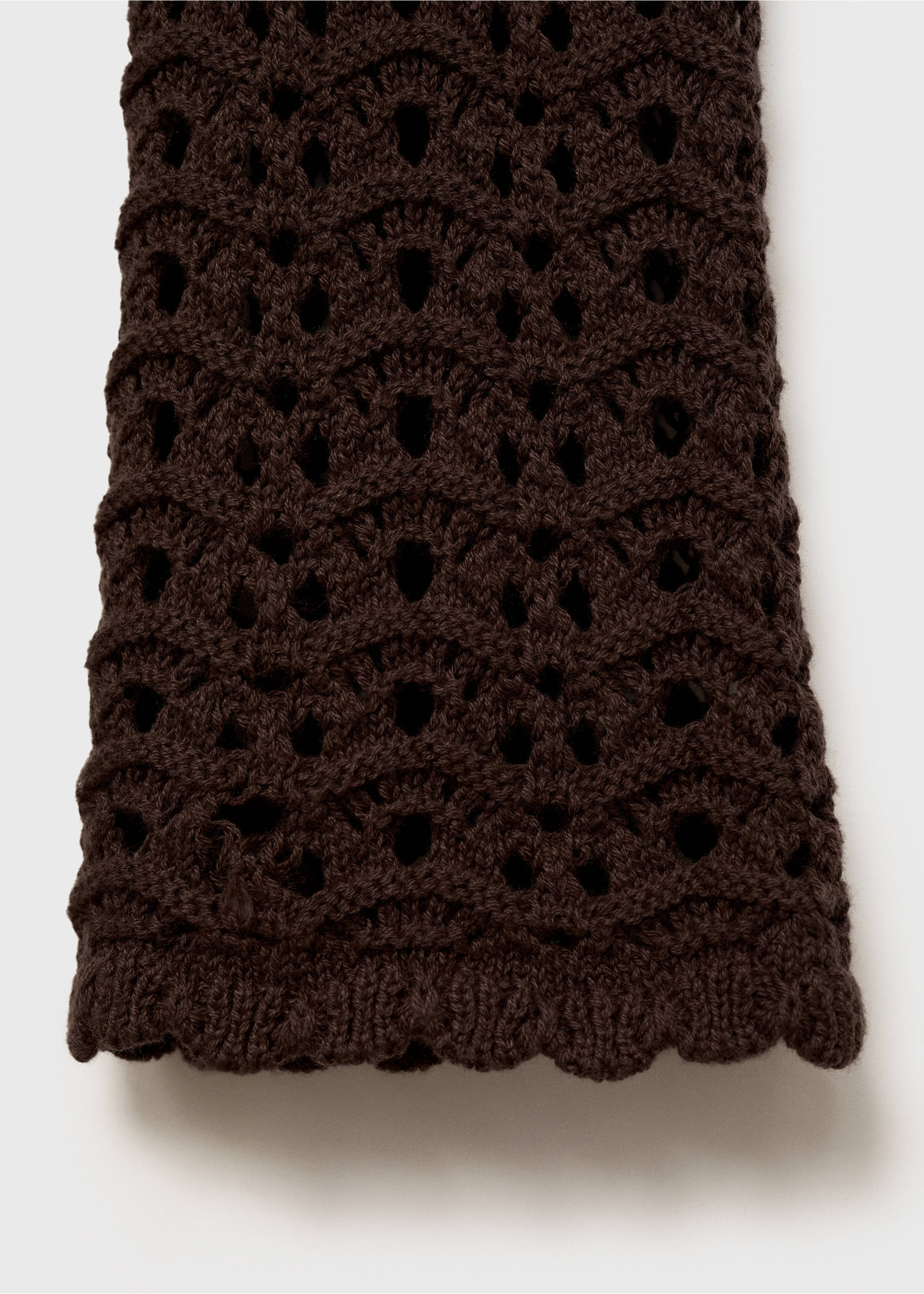 Virkad klänning rosett - Detaljer om artikeln 0, Brun. Ref: 87099204-00.