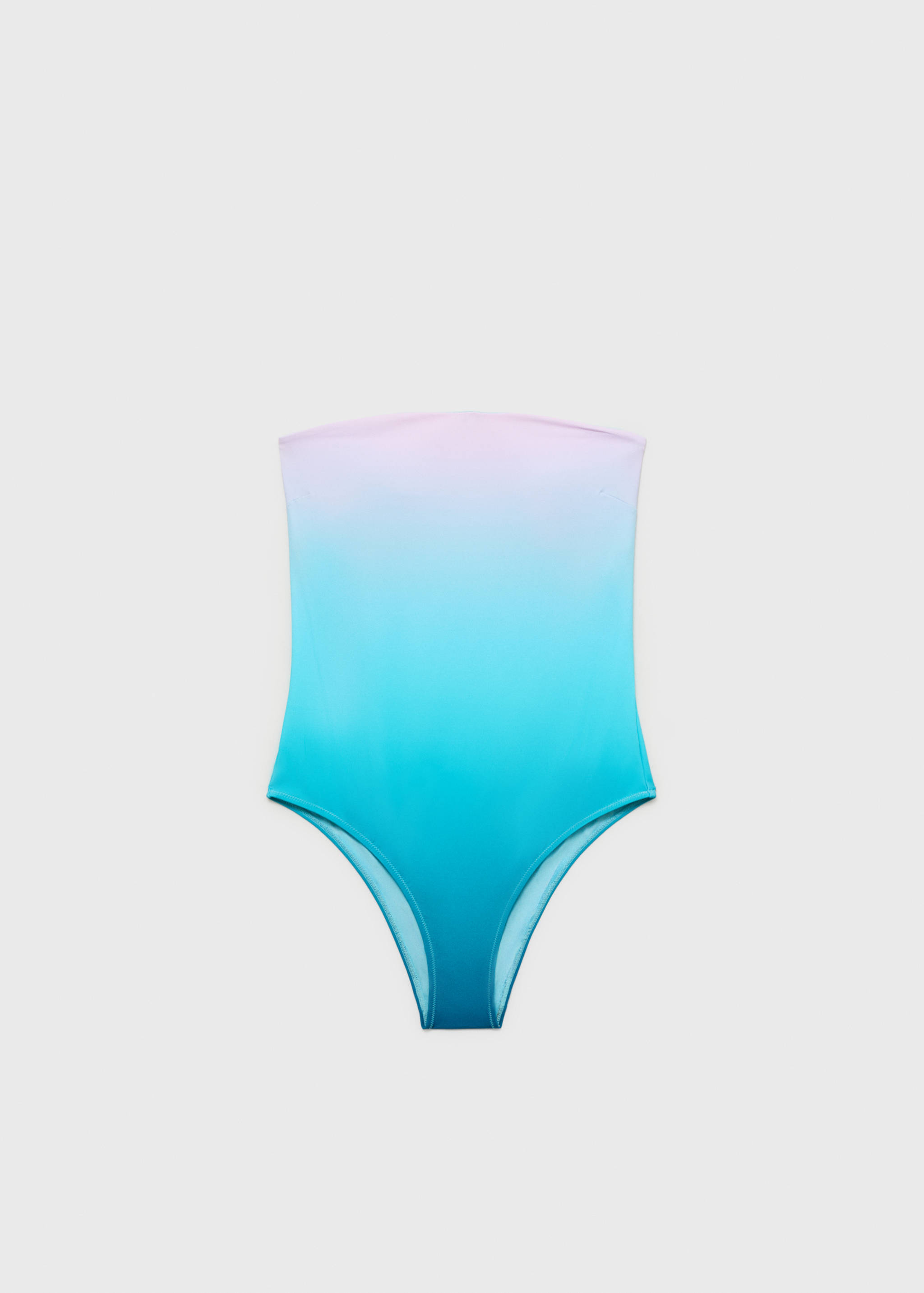 Pánt nélküli, színátmenetes fürdőruha - Termék modell nélkül