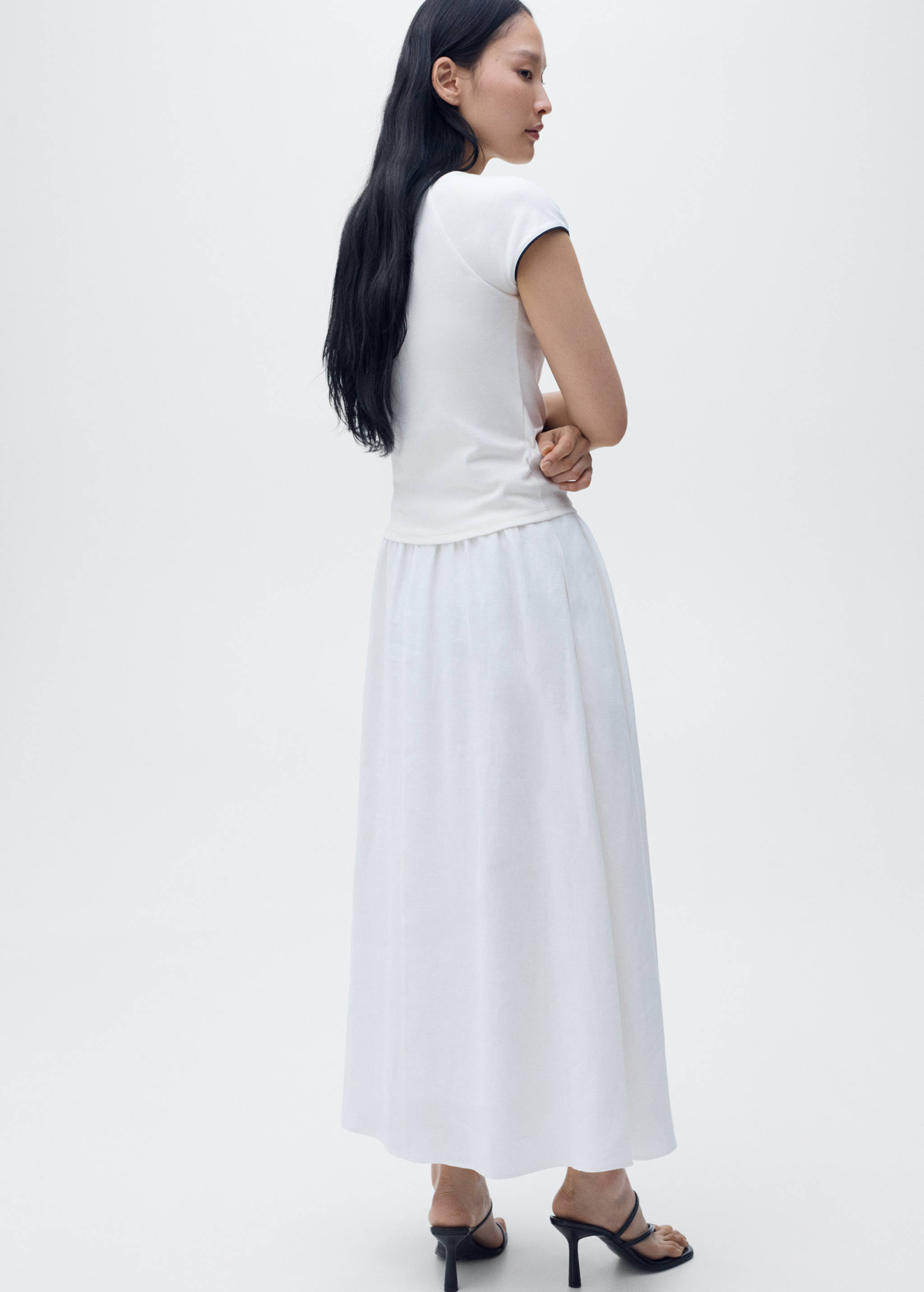 Samarreta cotó rivets contrast - Revers de l'article