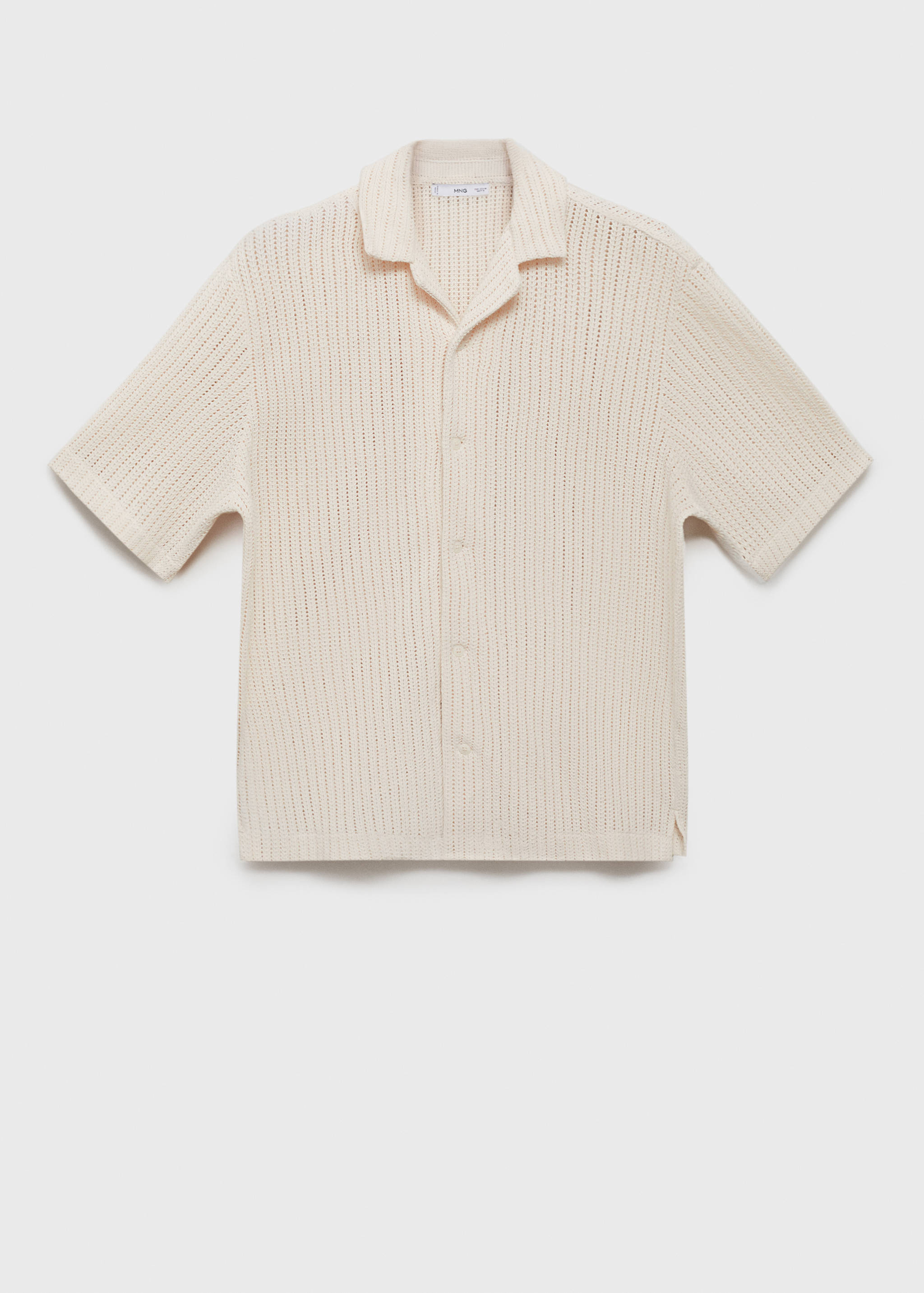 Camisa algodón calado regular - Artículo sin modelo