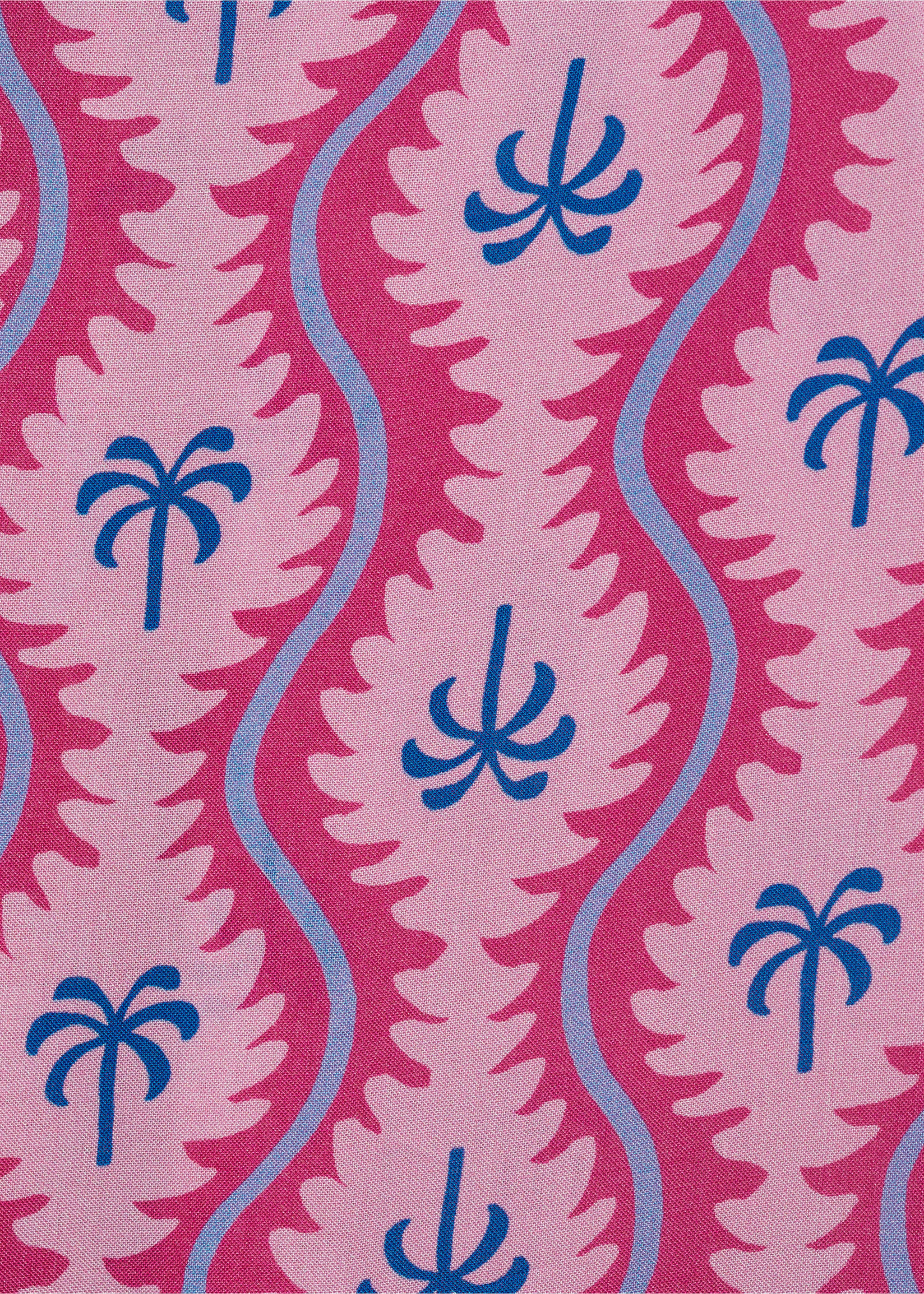 Pantalon imprimé palmier - Détail de l'article 0, Rose. Ref: 87099216-00.