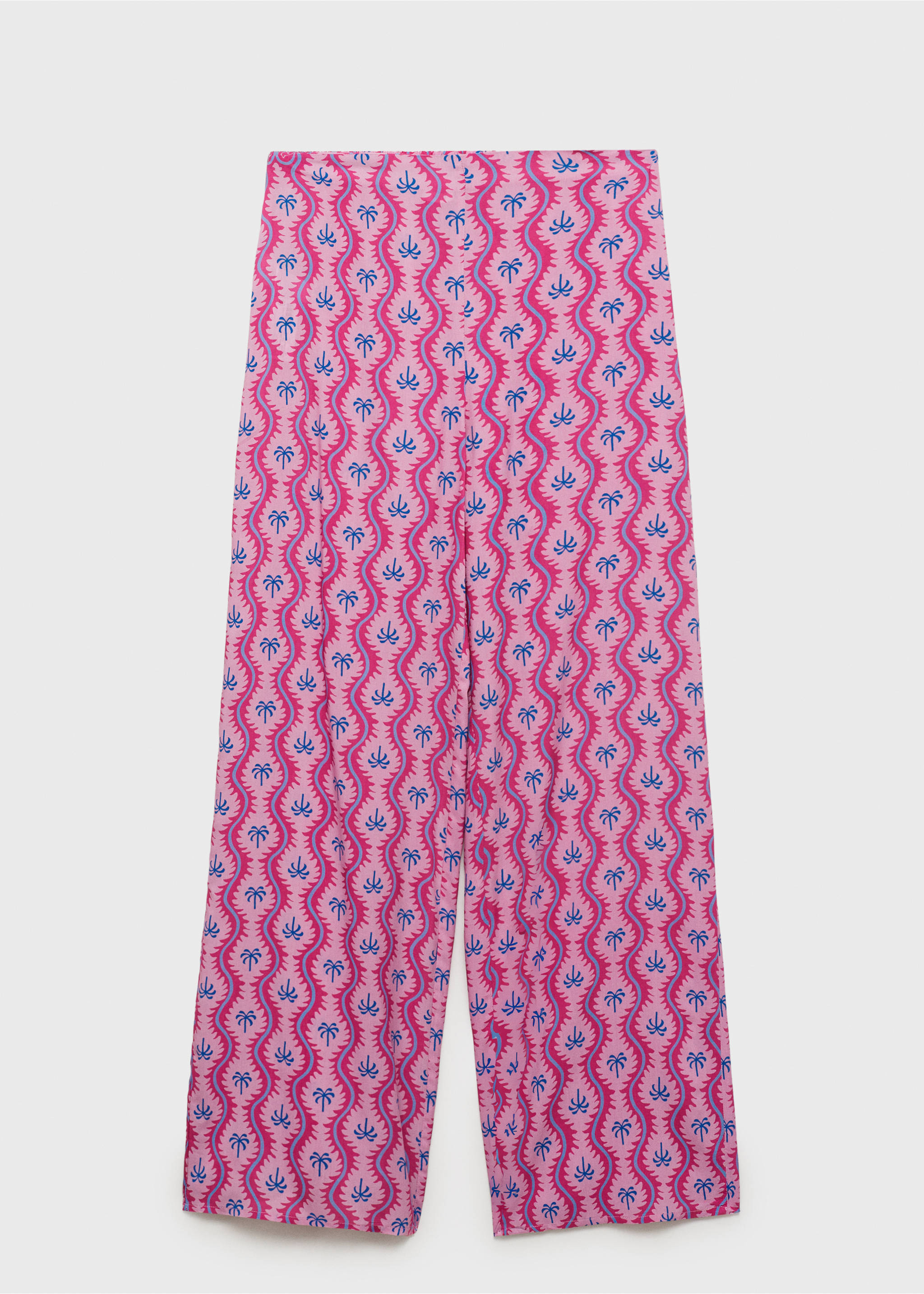 Pantalons estampats palmera - Article sense model, Rosa. Ref: 87099216-00.