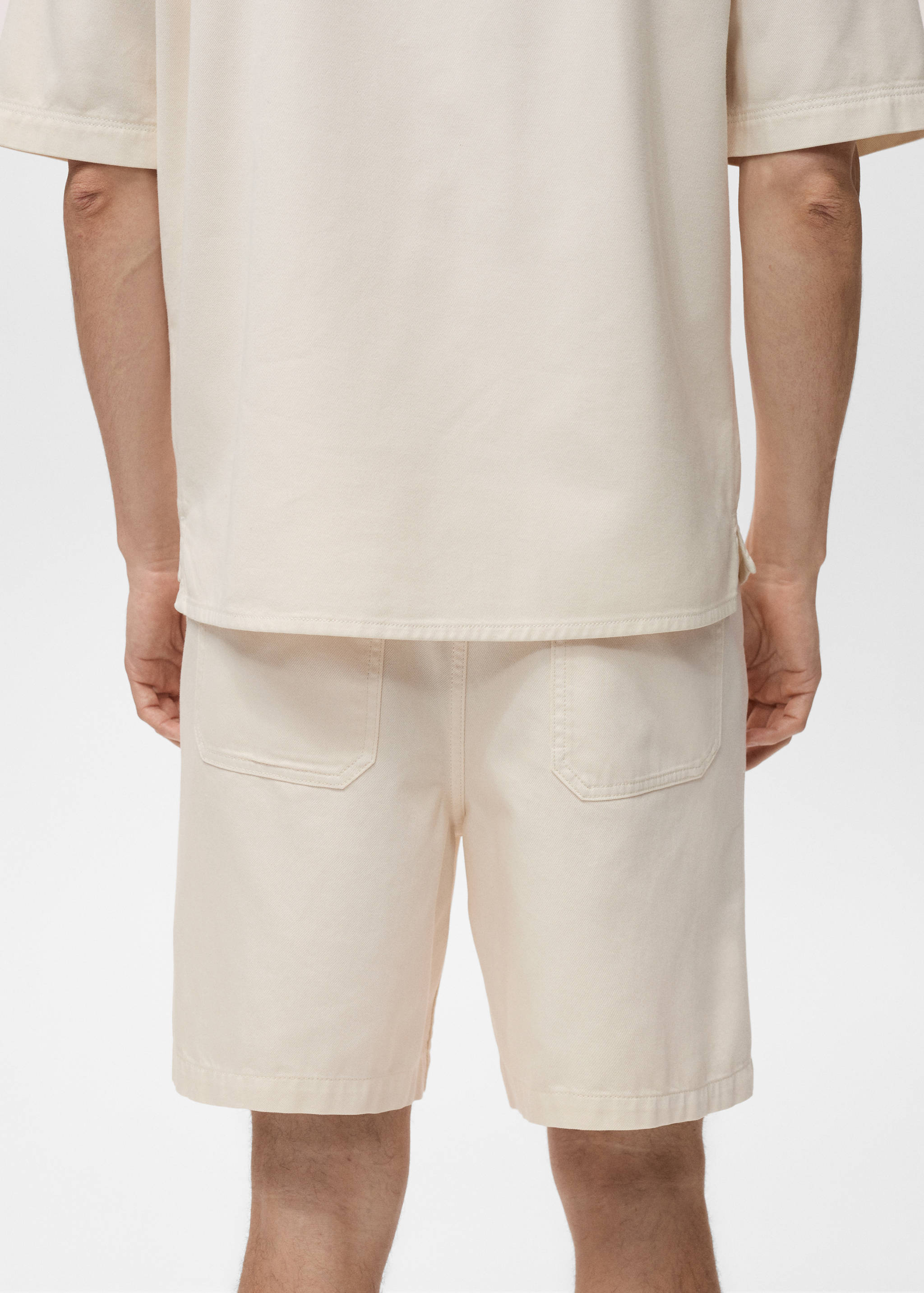 Cotton lyocell bermuda shorts - Details of the article 6