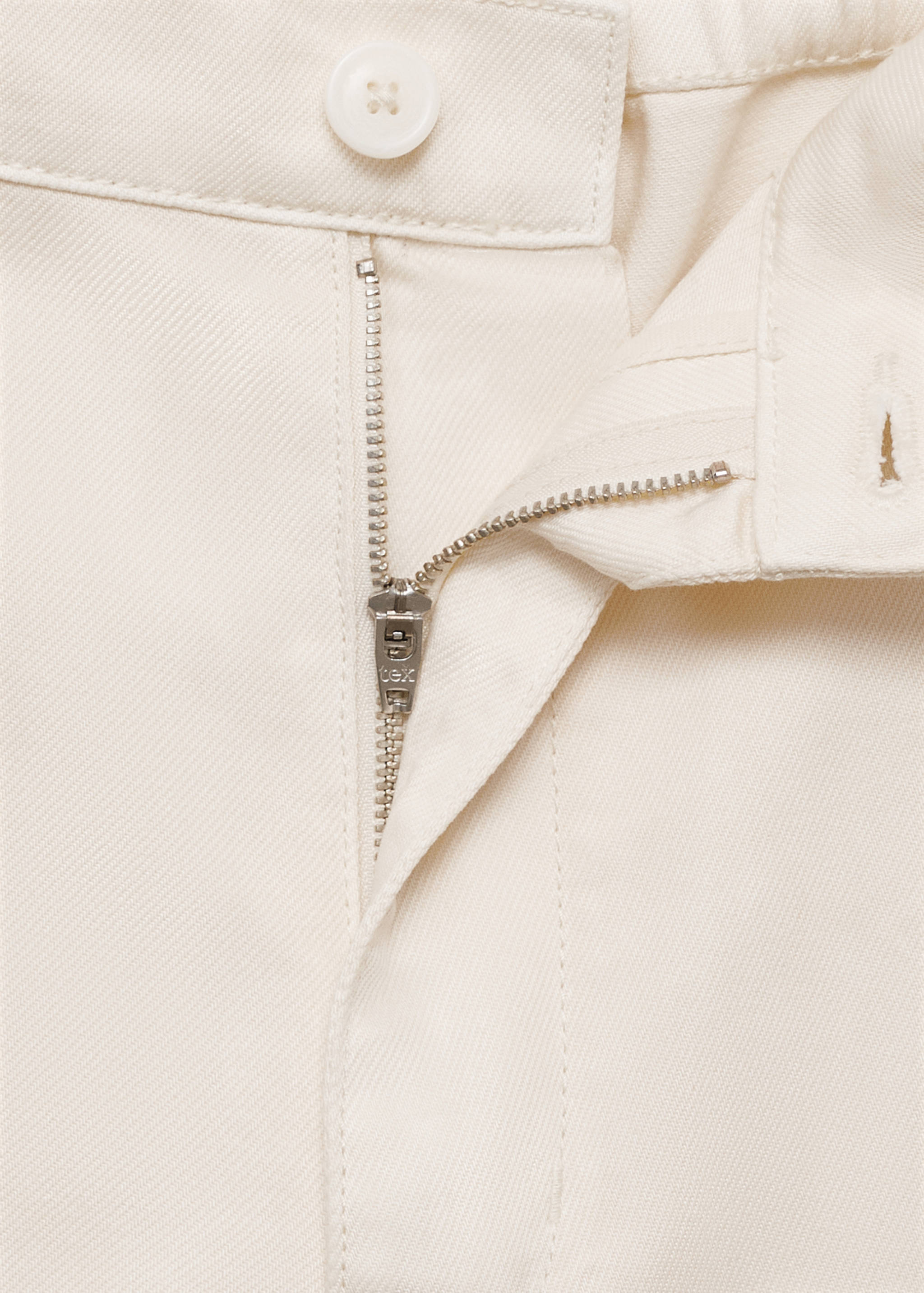 Cotton lyocell bermuda shorts - Details of the article 0