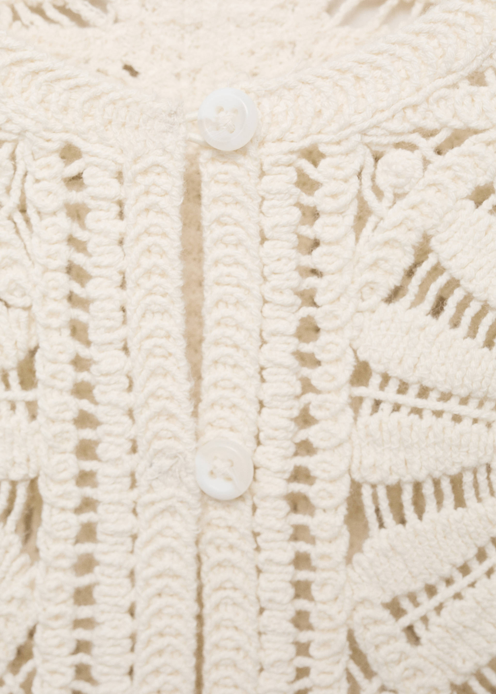 Crochet knitted waistcoat - Details of the article 8