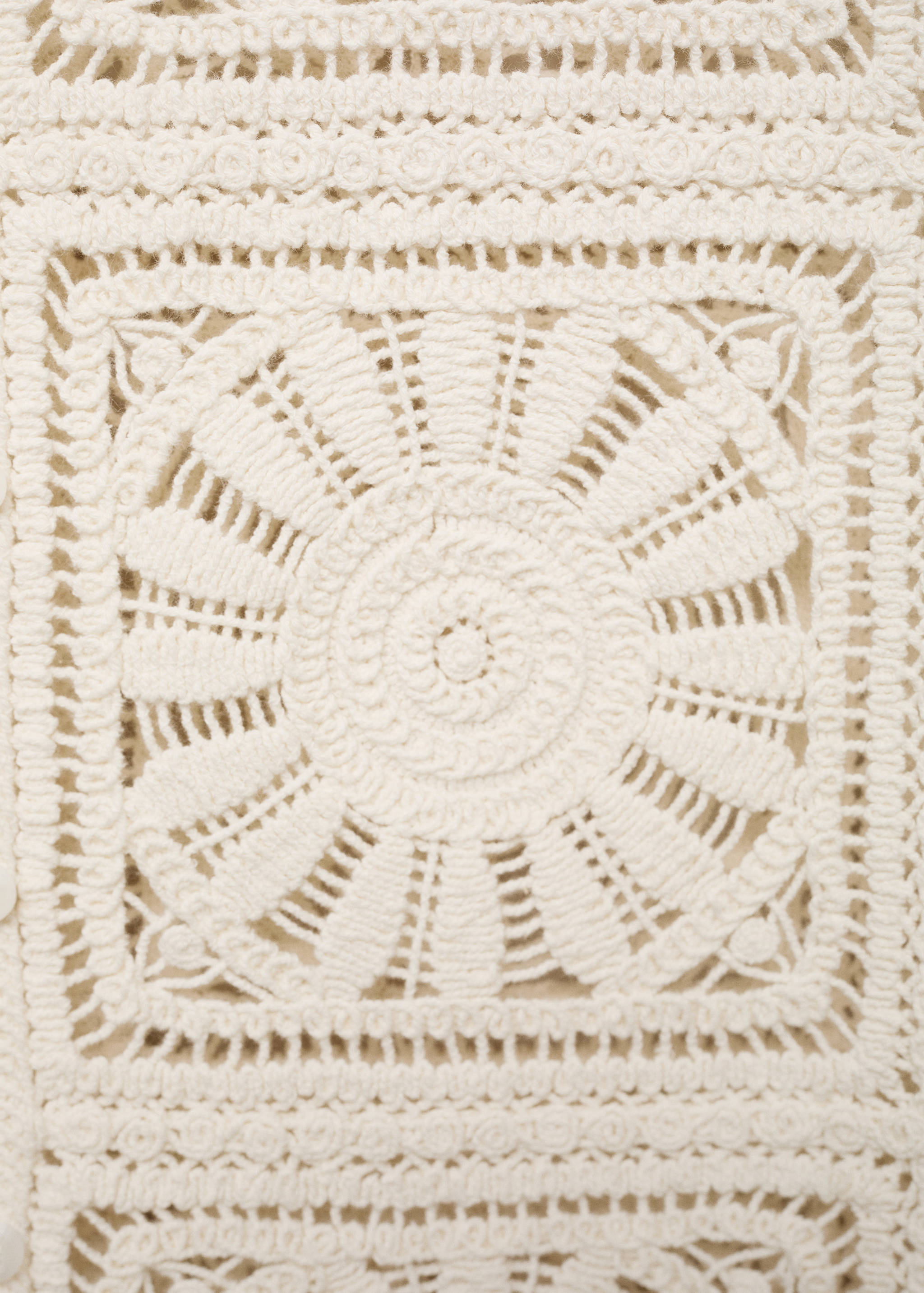 Crochet knitted waistcoat - Details of the article 0