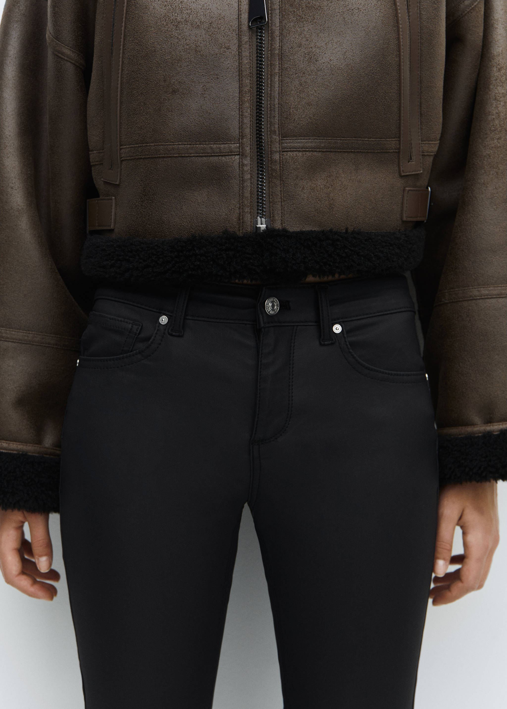 Jeans skinny push-up encerados - Detalle del artículo 6