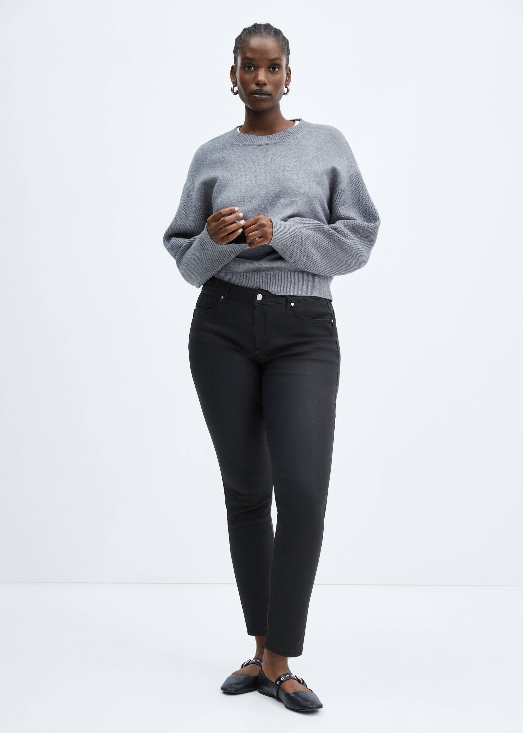 Jeans skinny push-up encerados - Detalle del artículo 3