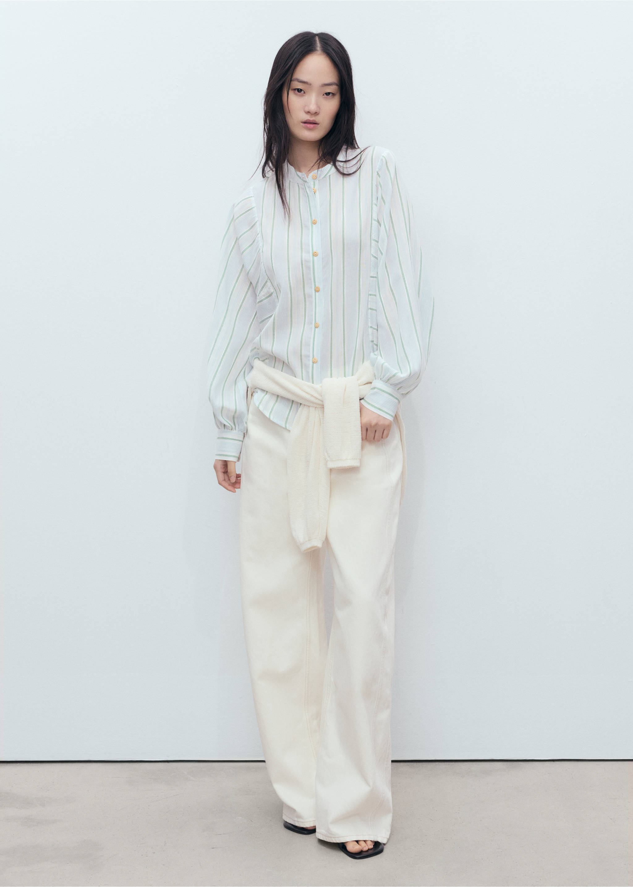 Stripe-print shirt - General plane, Blue. Ref: 87108646-00.