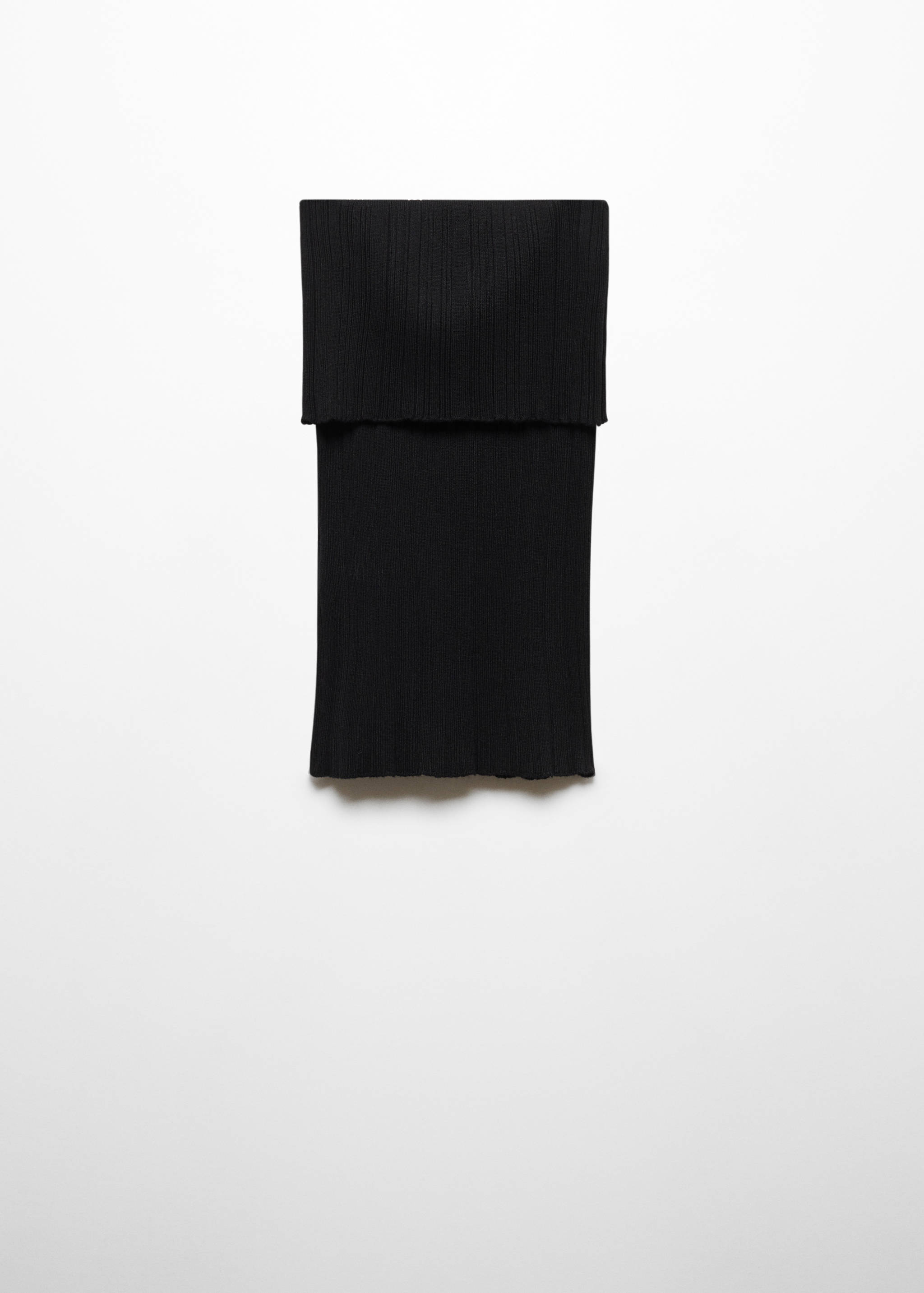 Stickad axelbandslös topp - Artikel utan modell