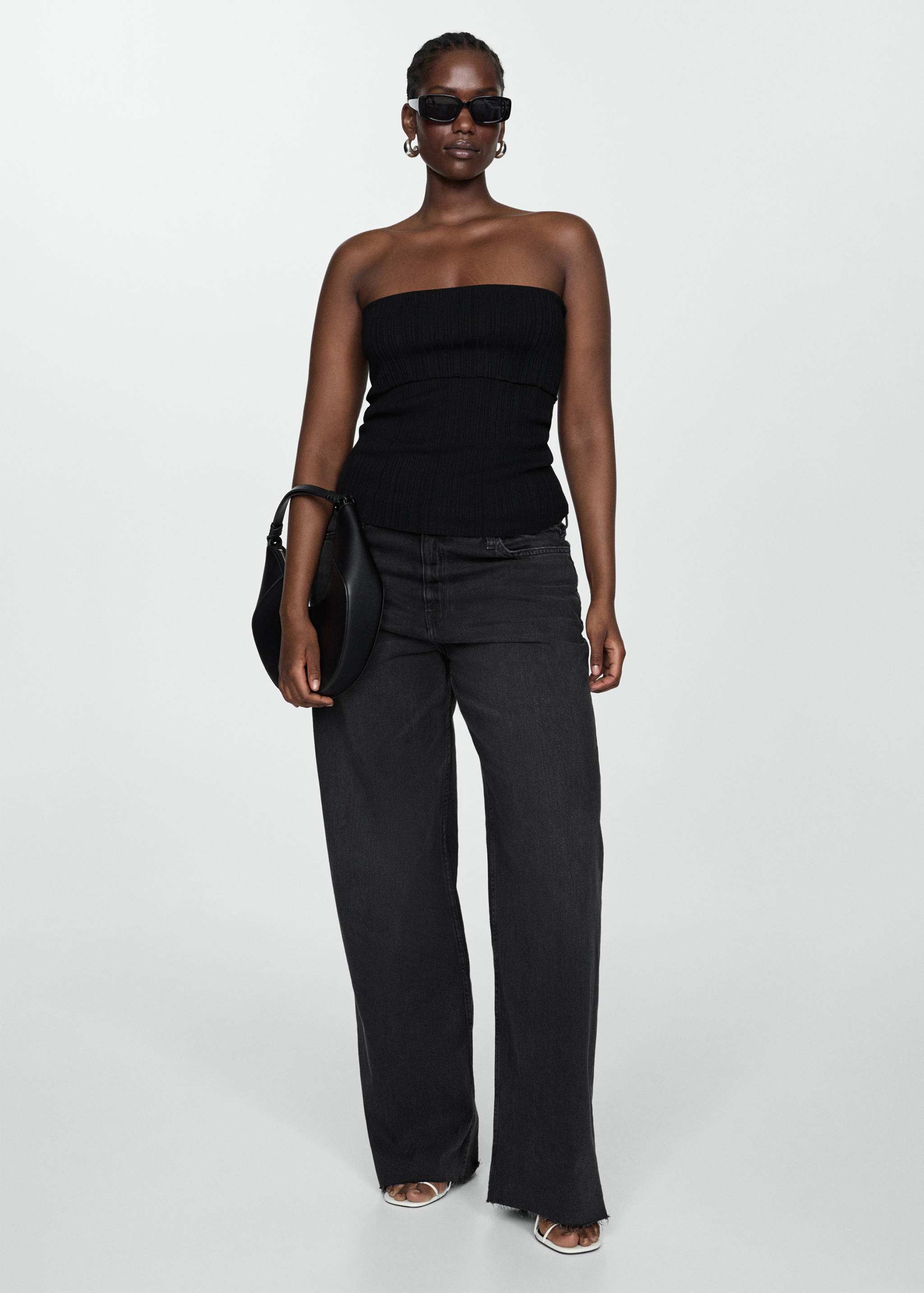 Stickad axelbandslös topp - Detaljer om artikeln 3