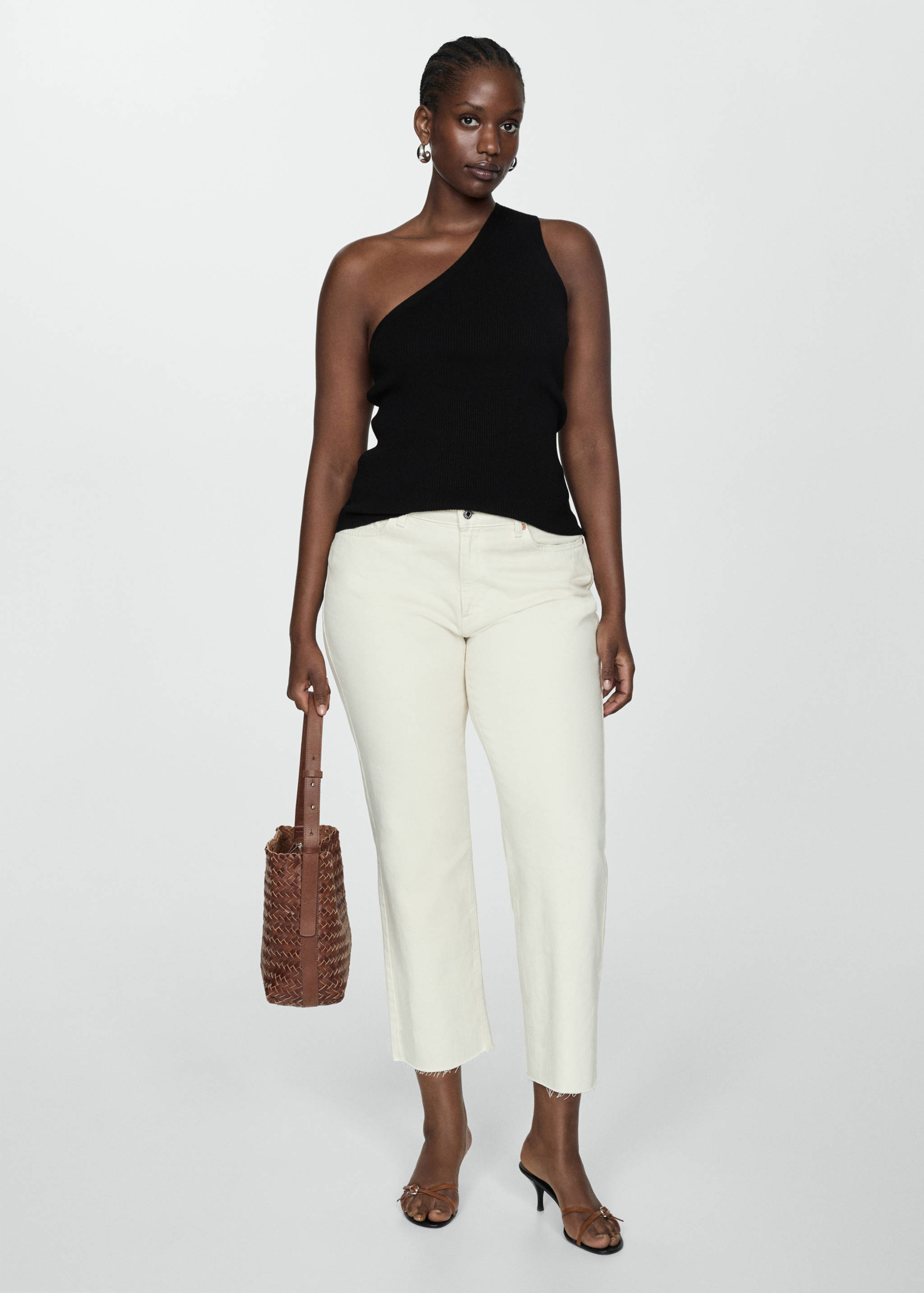 Knit asymmetric top - Details of the article 3