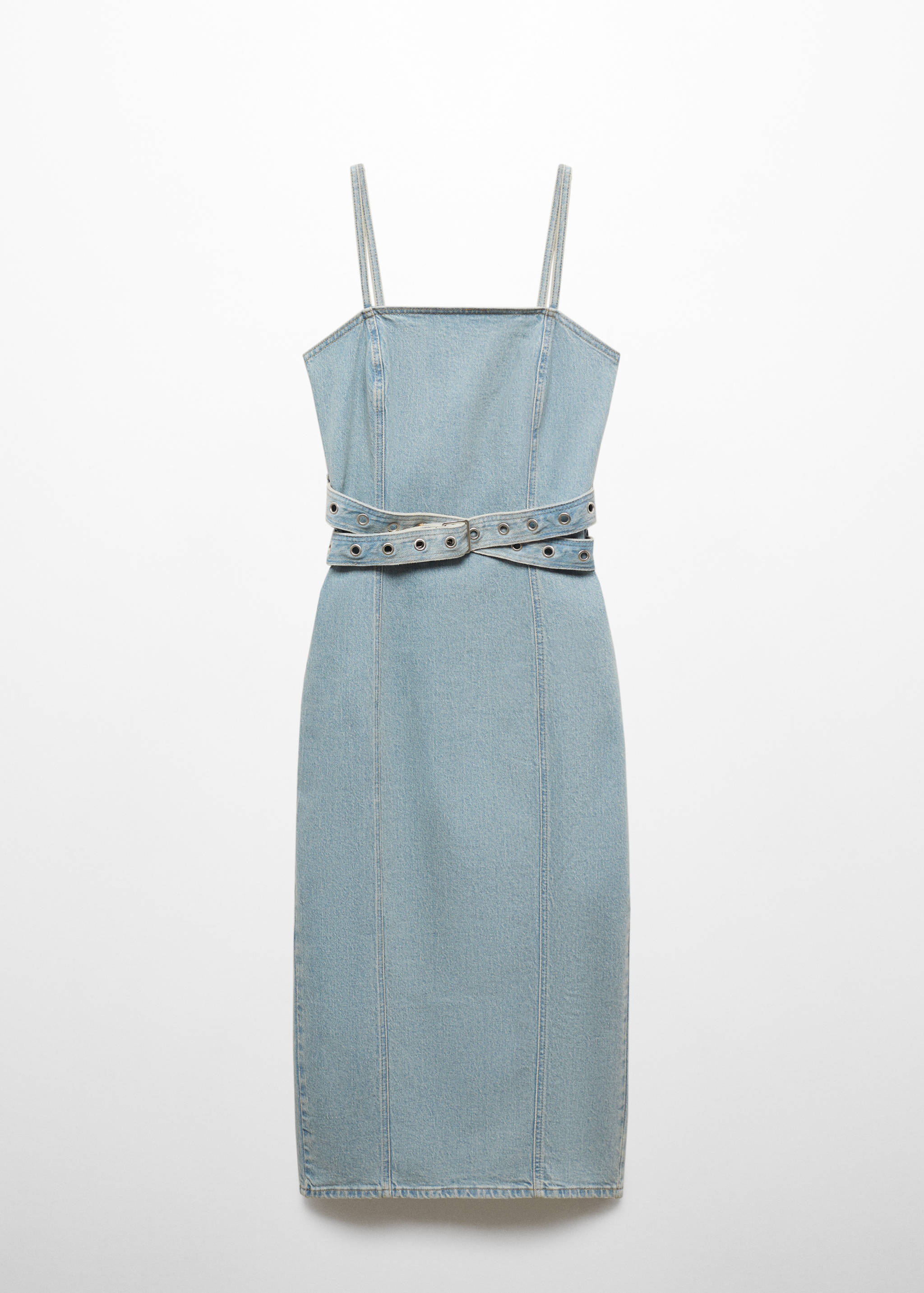 Vestido vaquero cinturón - Artículo sin modelo