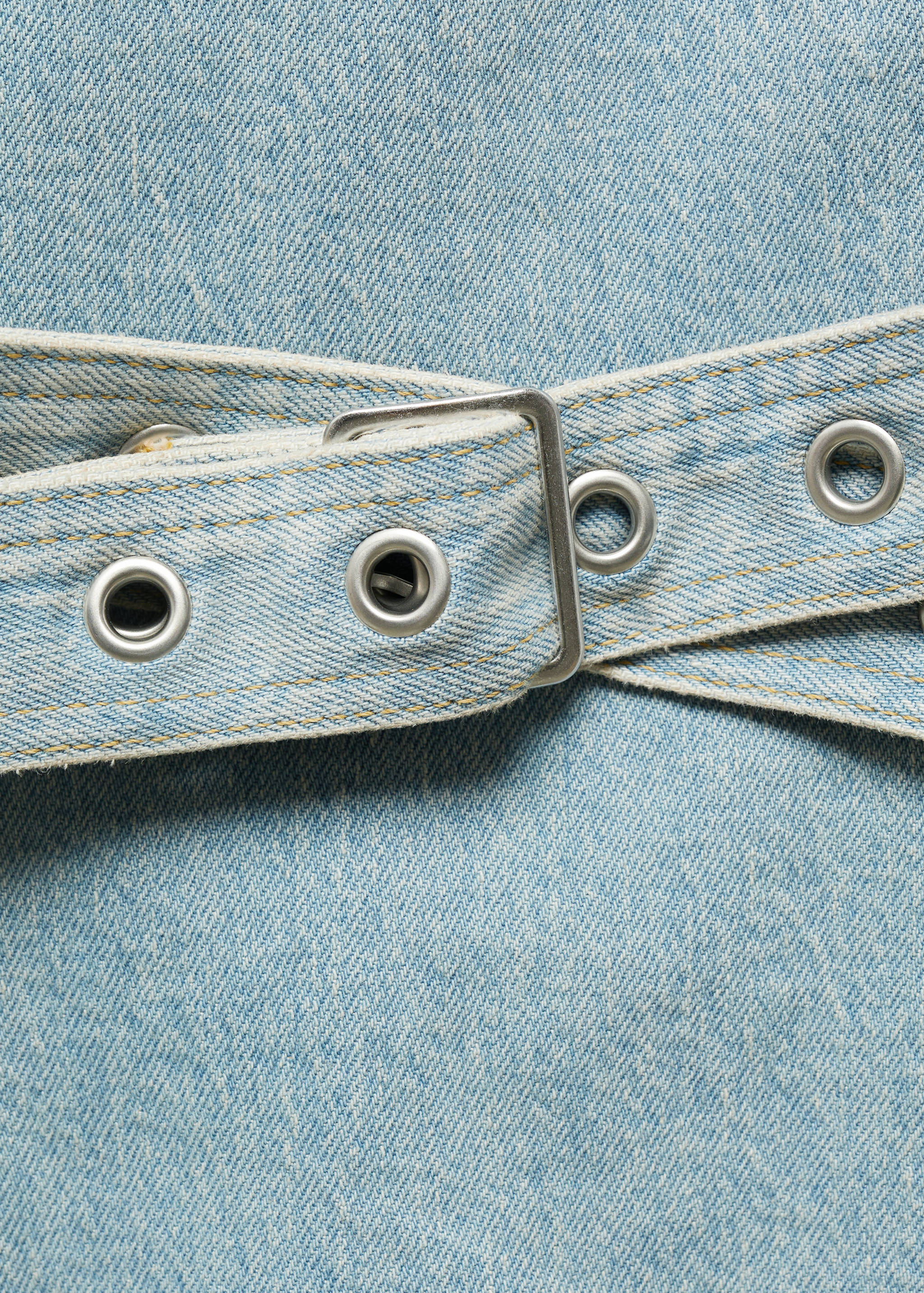 Vestido vaquero cinturón - Detalle del artículo 8