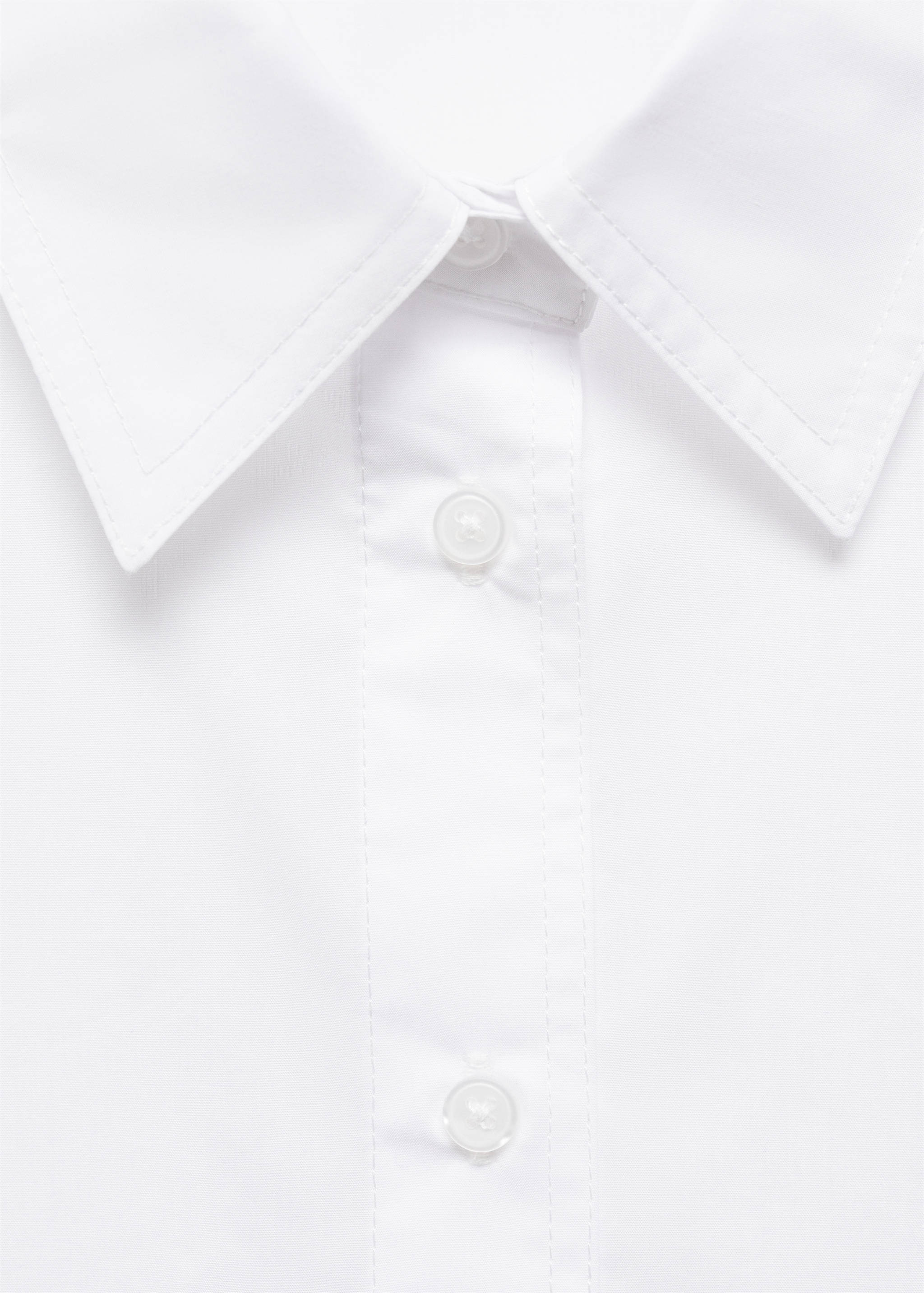 100% cotton crop shirt - Details of the article 8