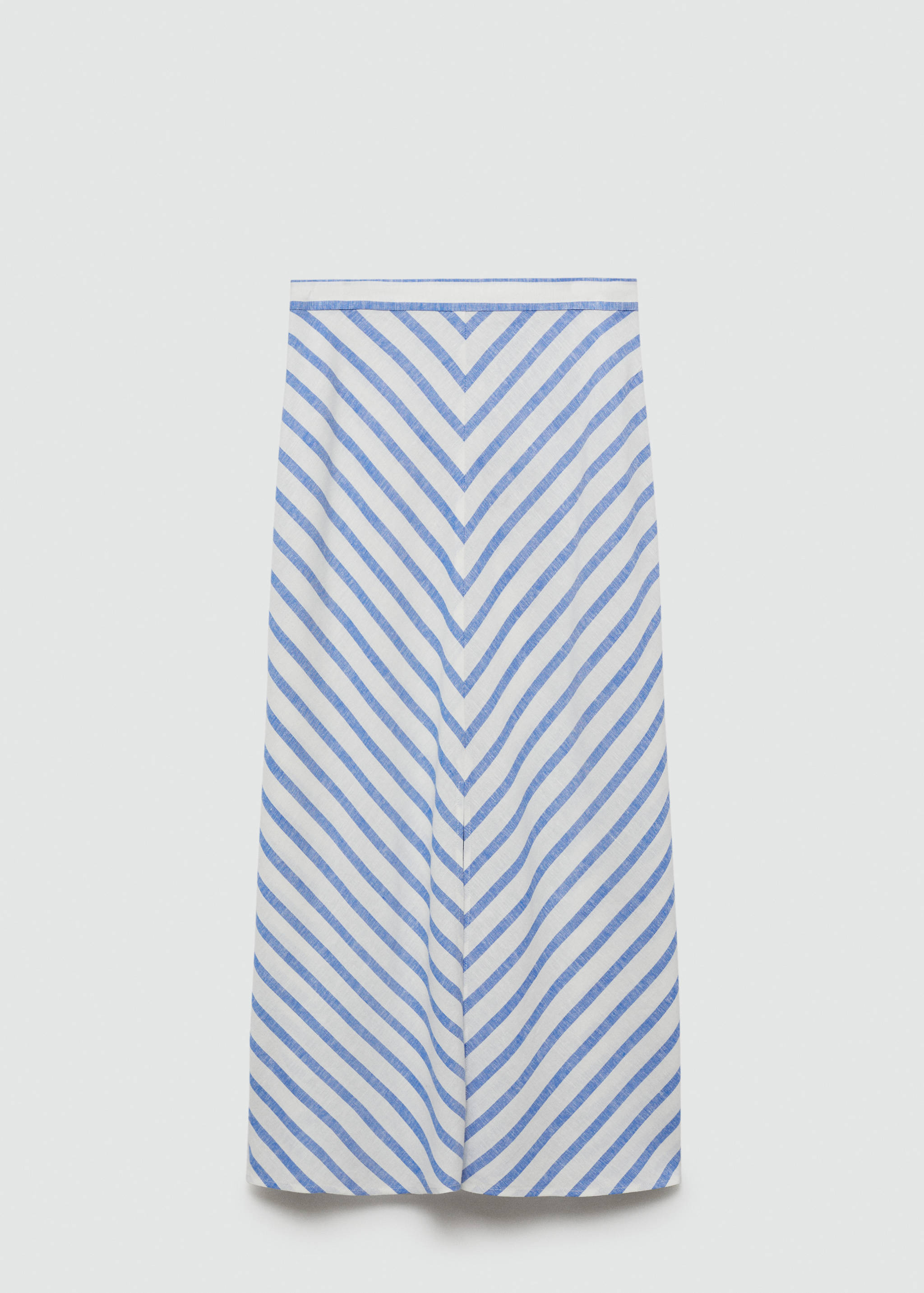 Falda mezcla lino rayas - Artículo sin modelo