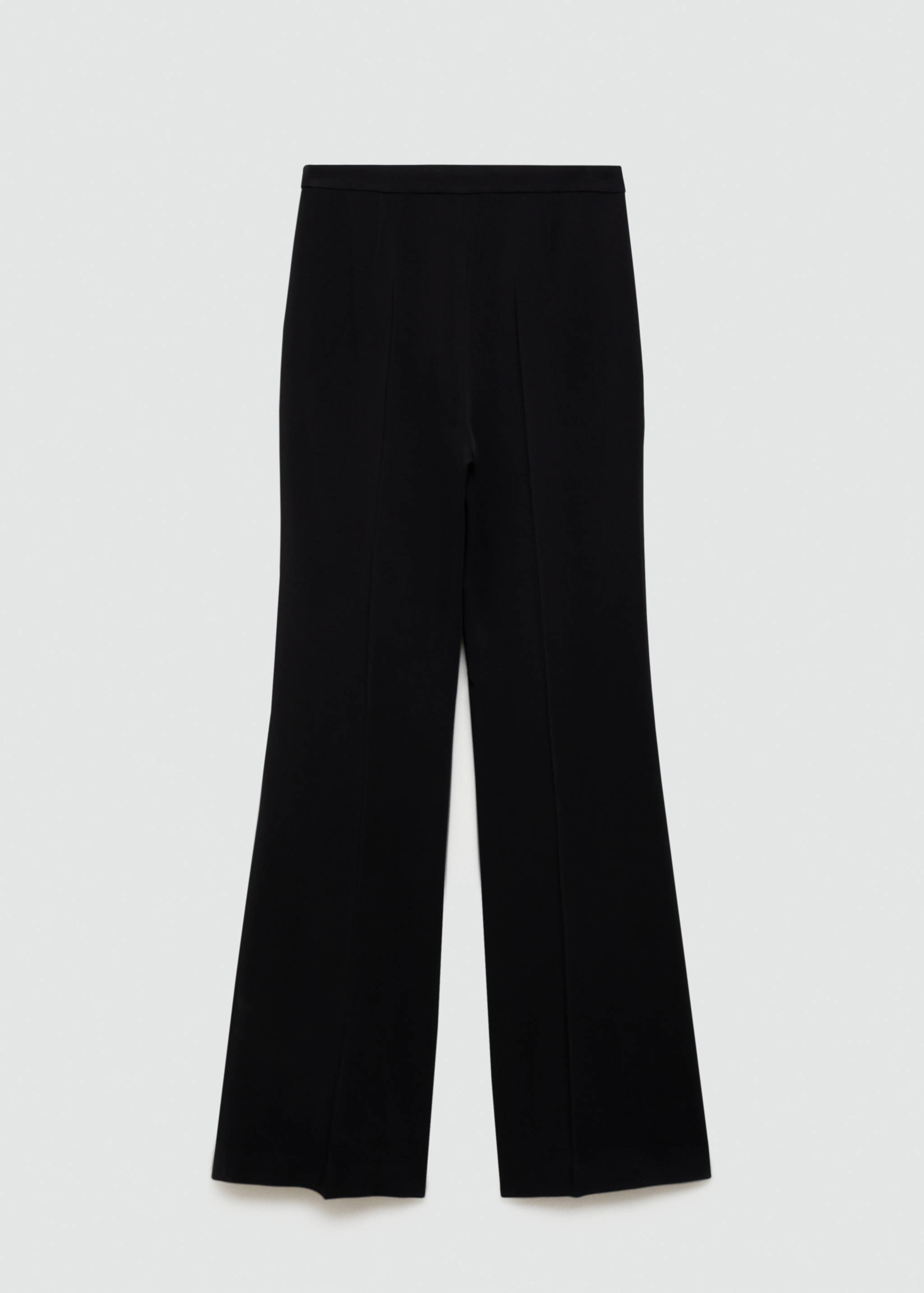 High-waist flared trousers - Reverse of the article