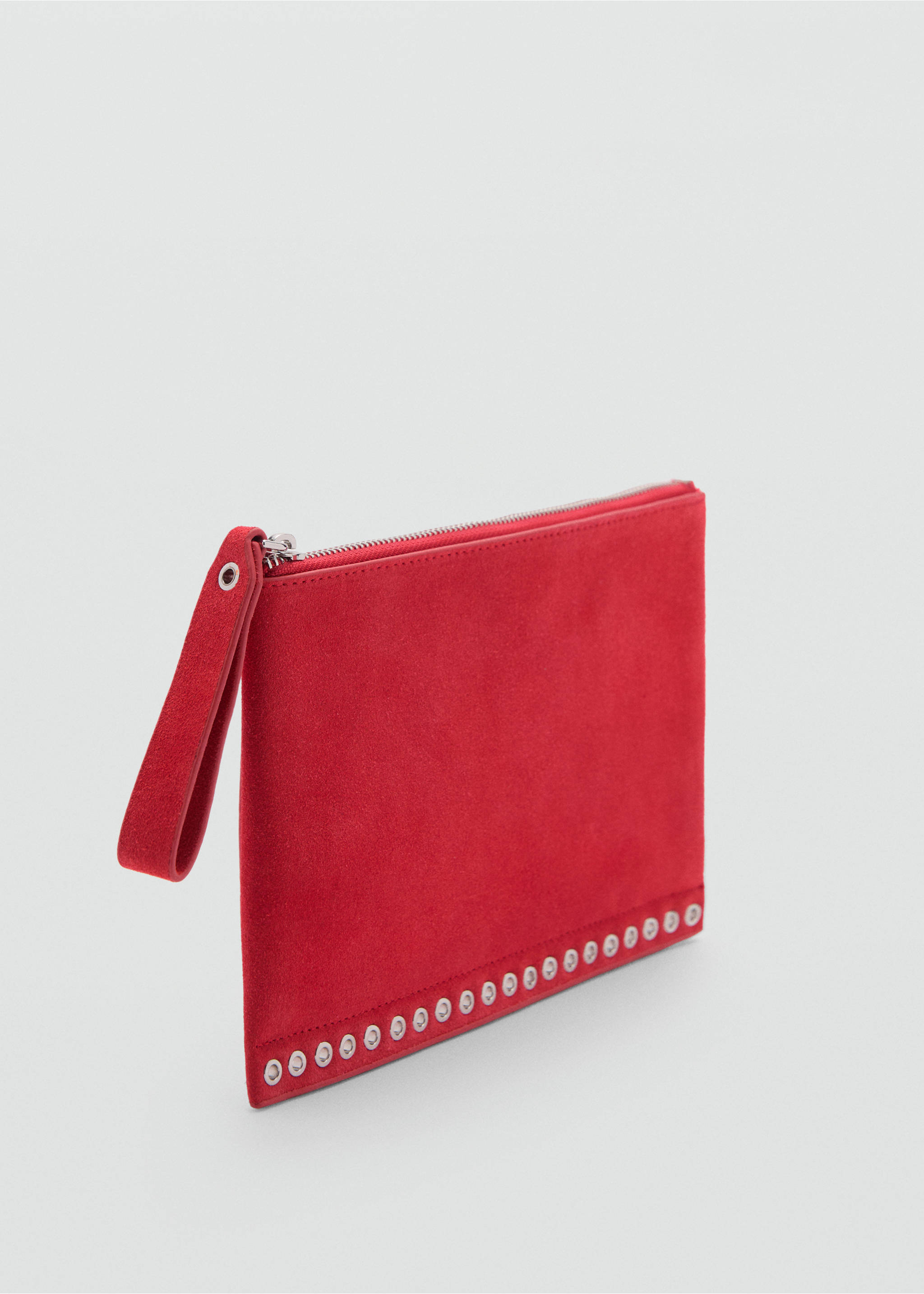 Suede die-cut laptop case - Medium plane, Red. Ref: 87174089-00.