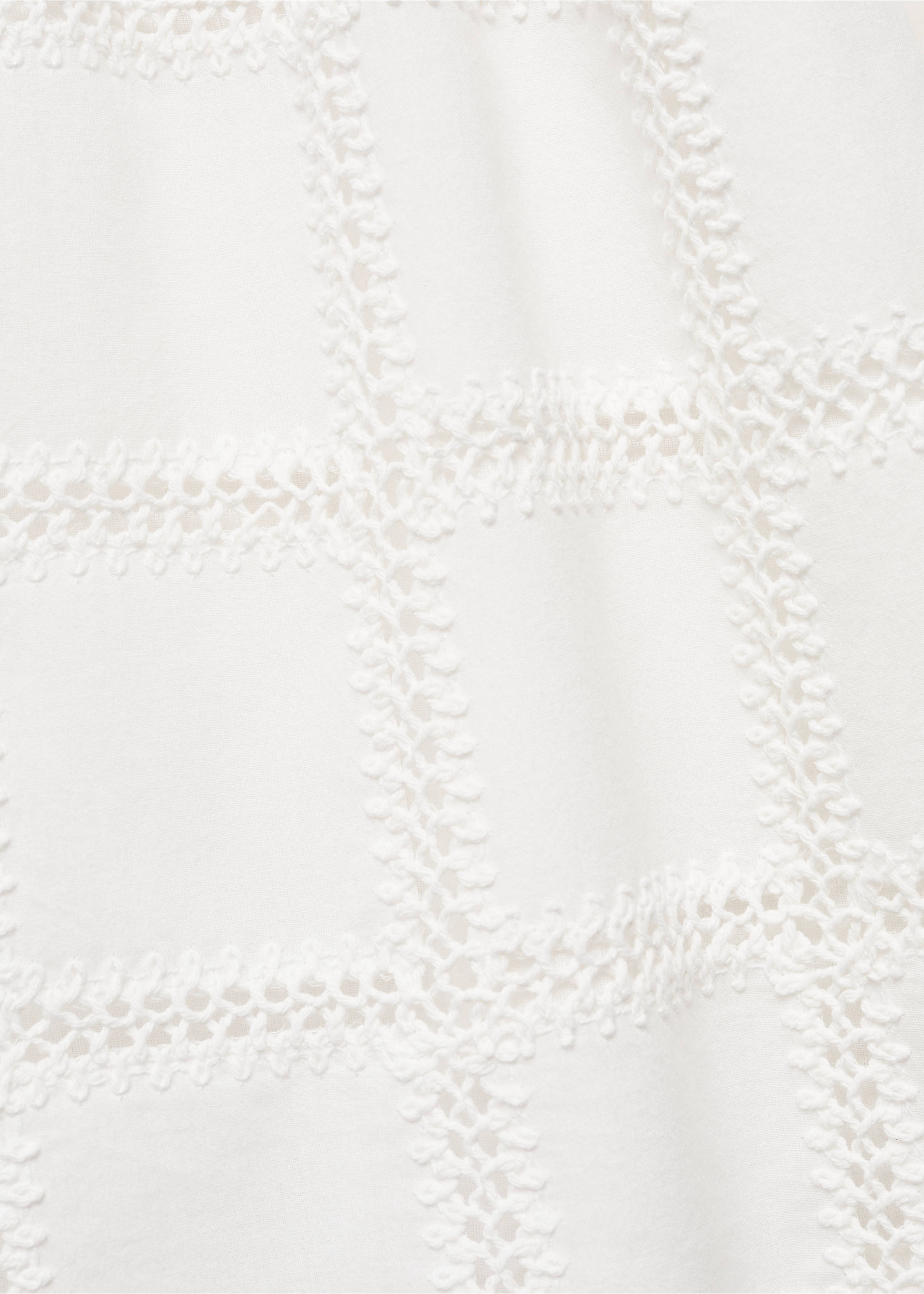 Embroidered shorts with bow - Details of the article 8, Off White. Ref: 87178645-00.