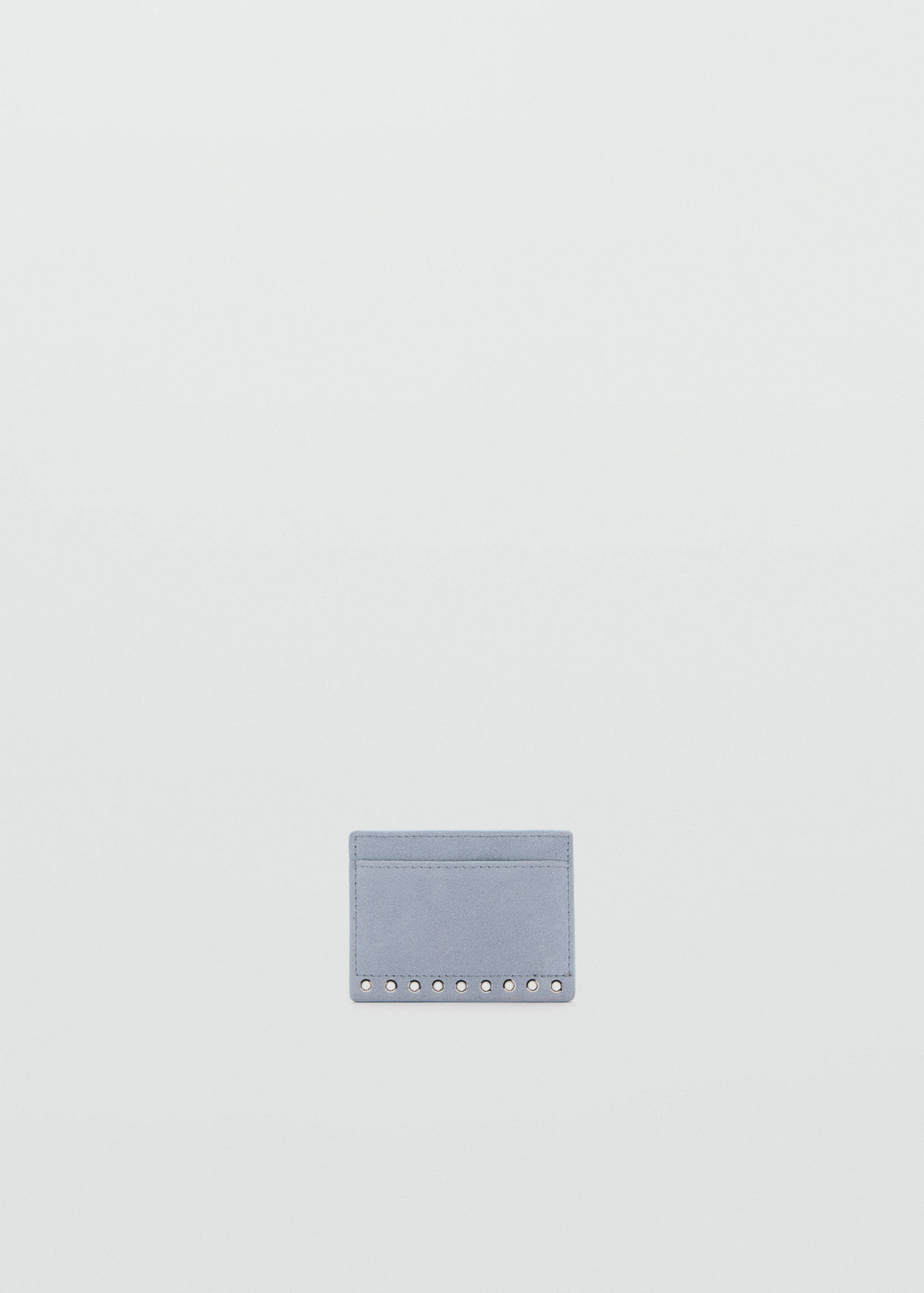Suede die-cut card holder - Article without model