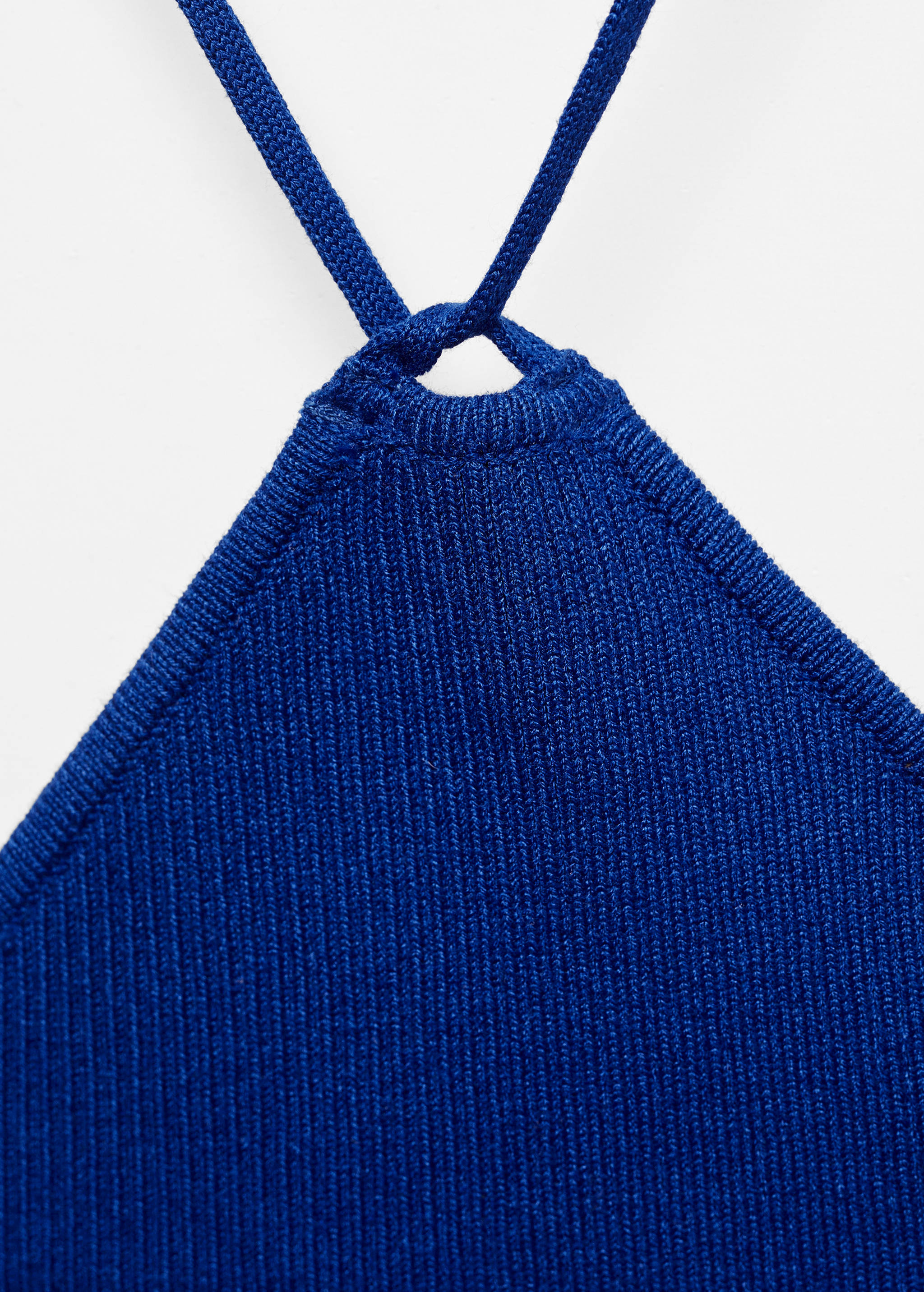 Knitted top with metallic thread - Details of the article 8
