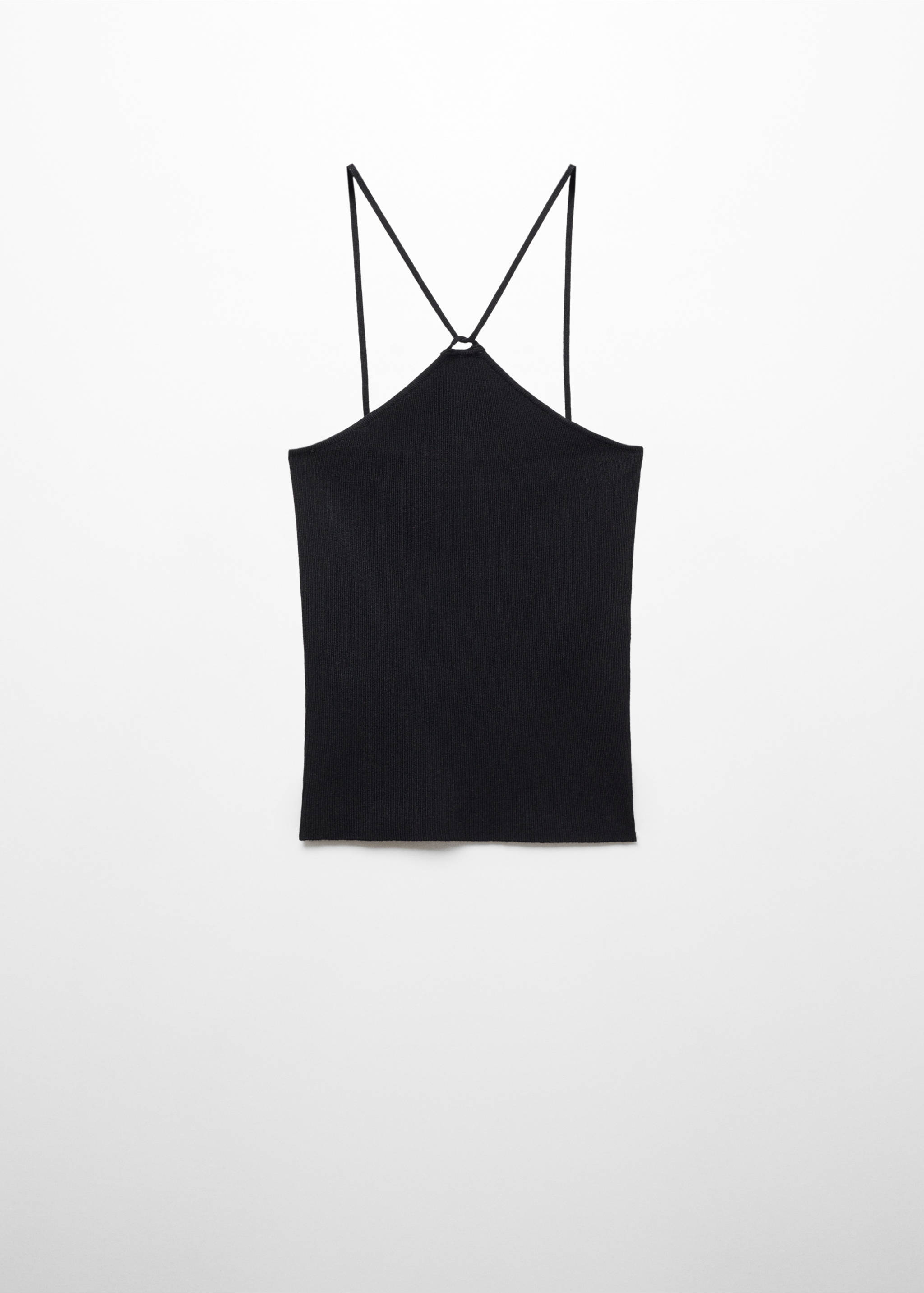 Knitted top with metallic thread - Article without model, Black. Ref: 87188645-00.