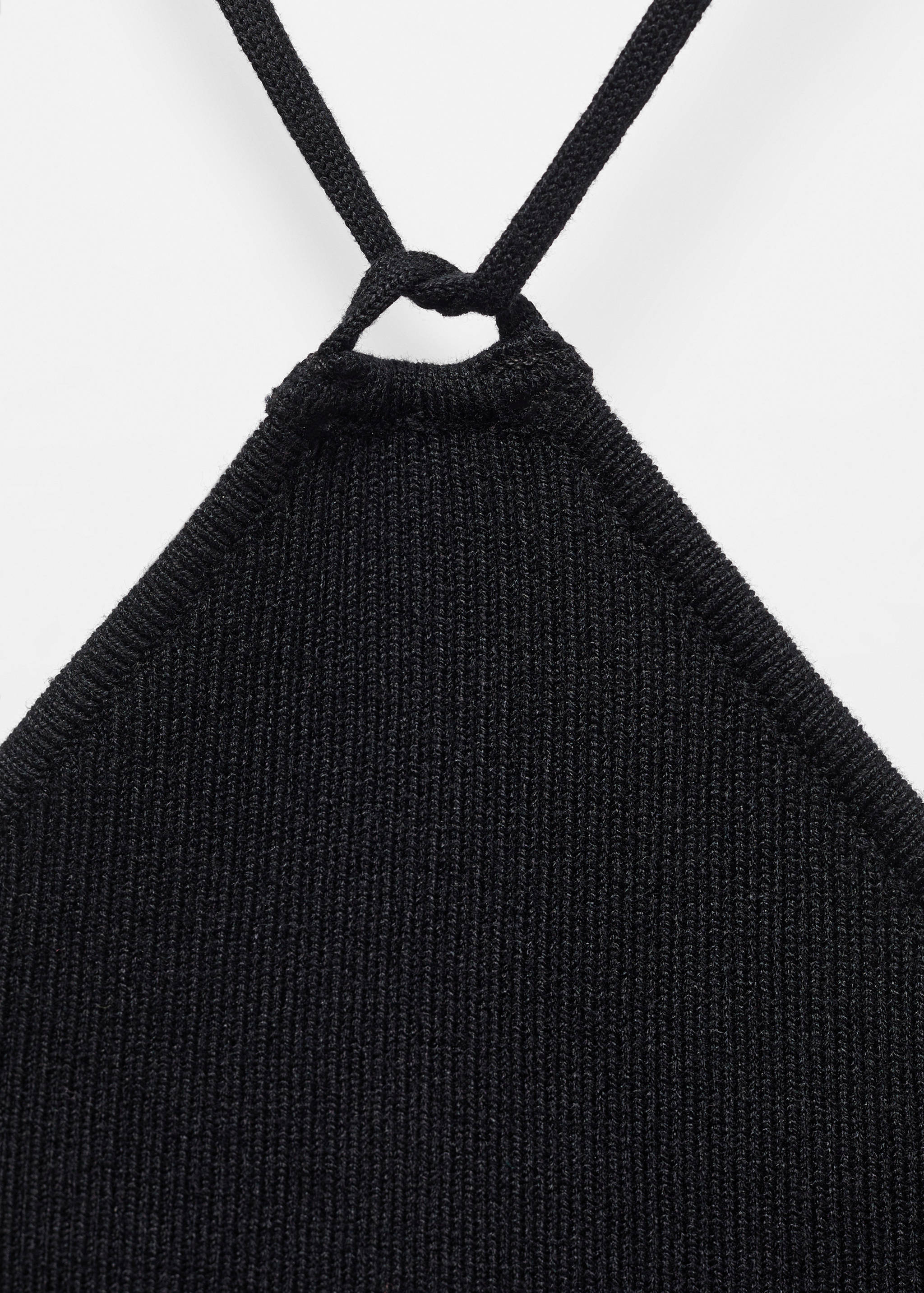 Knitted top with metallic thread - Details of the article 8