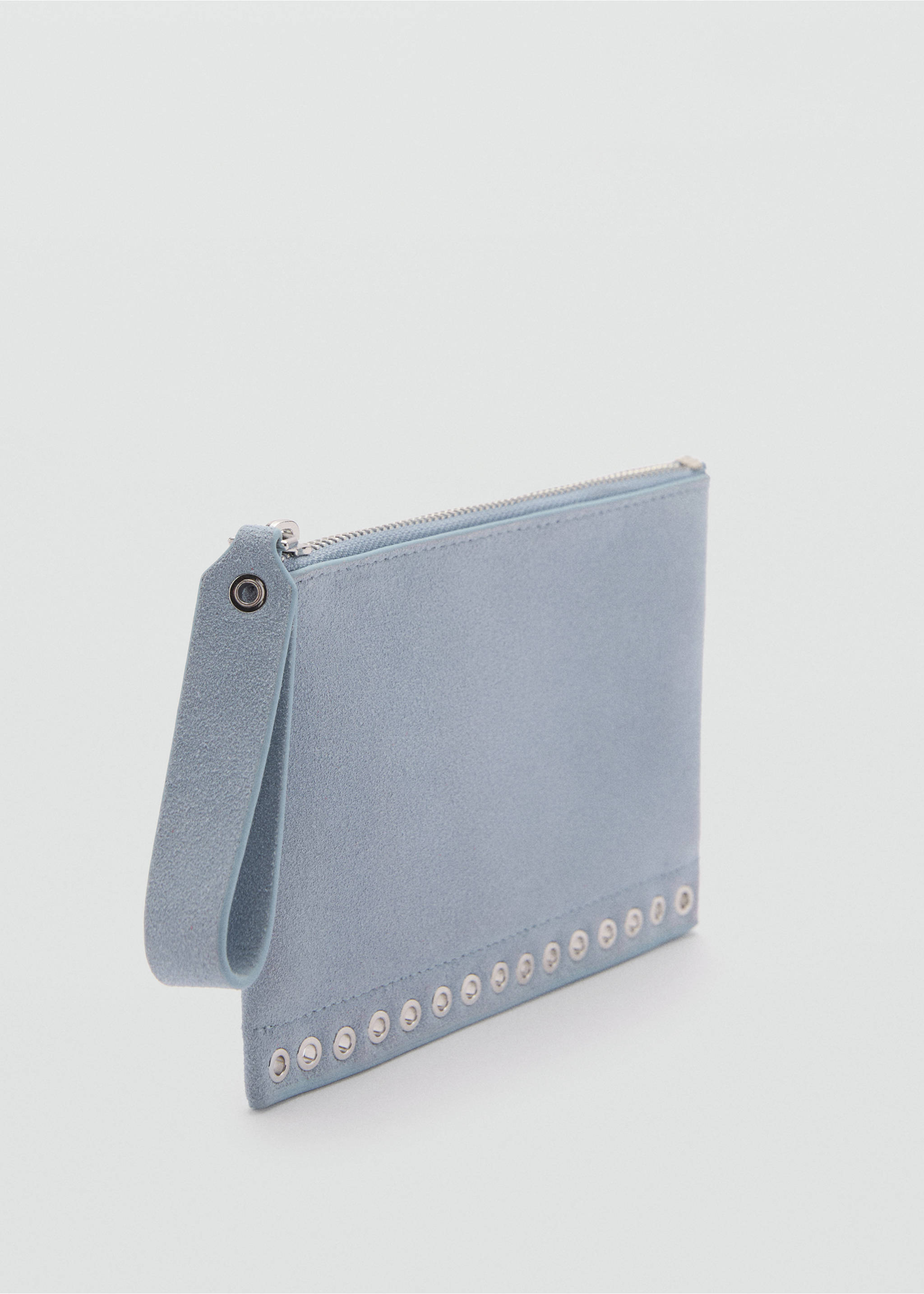 Suede die-cut laptop case - Medium plane, Sky Blue. Ref: 87194088-00.
