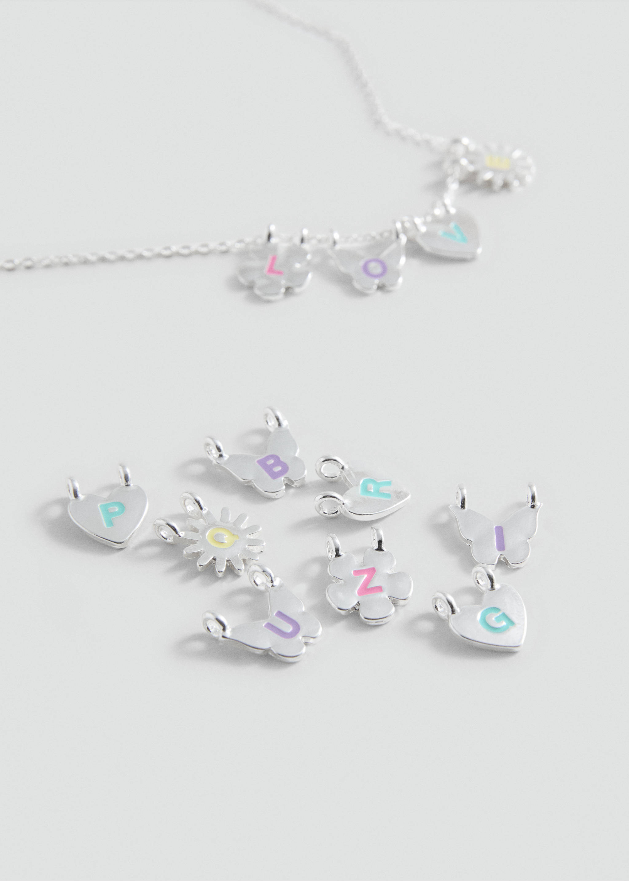 Love necklace - Details of the article 1, Silver. Ref: 87904809-00.