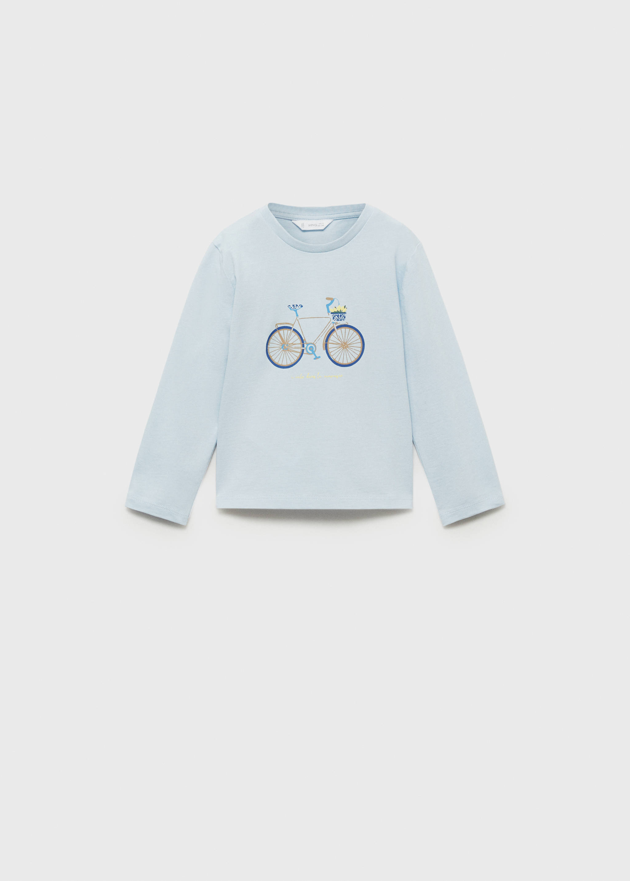 Printed cotton-blend T-shirt - Article without model