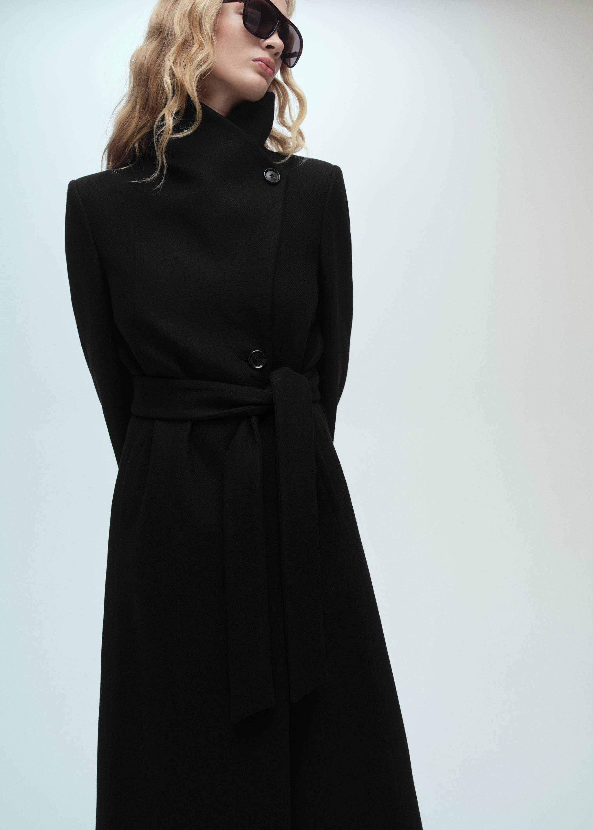 Abrigo lana cinturón - Detalle del artículo 2